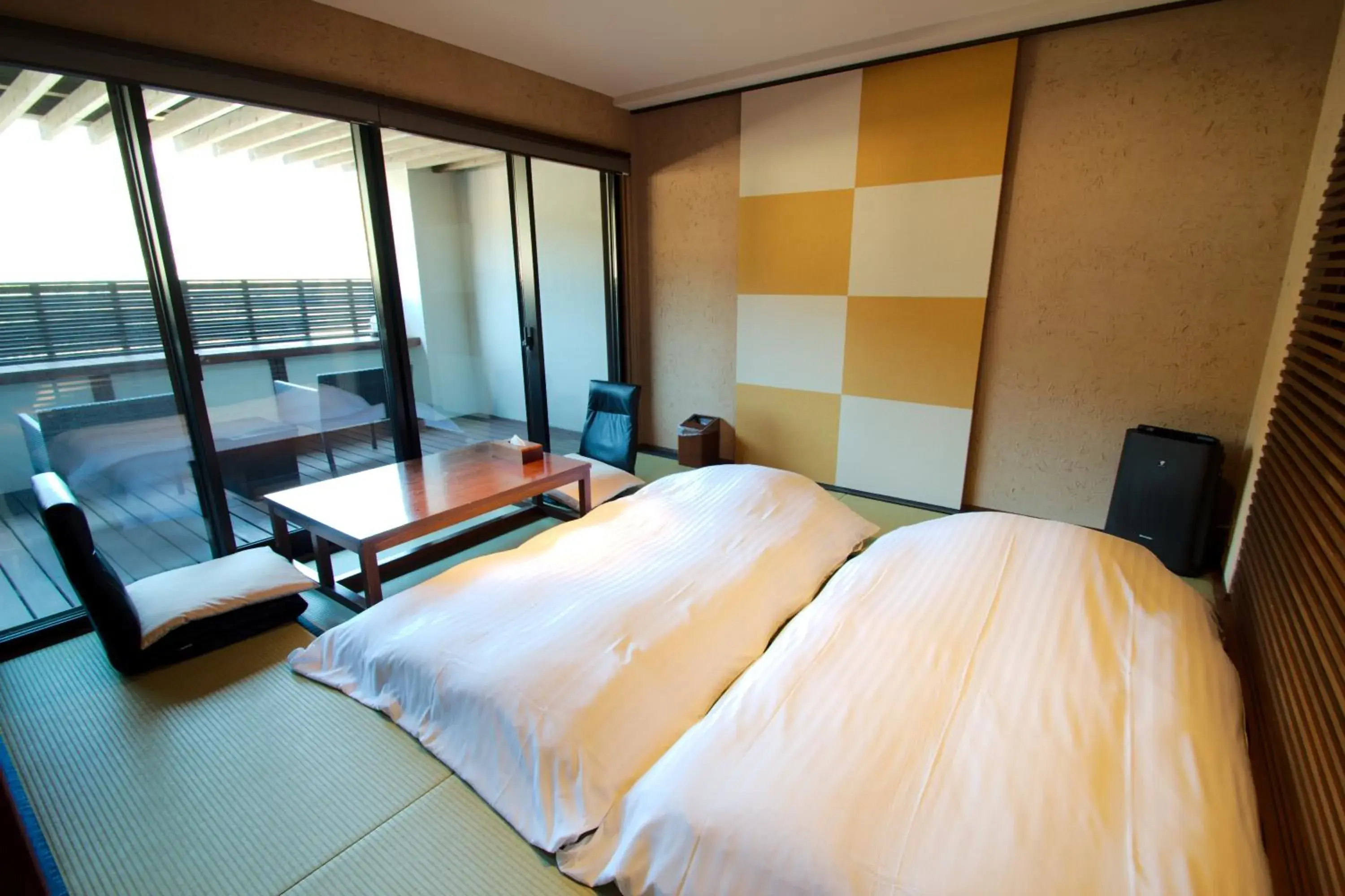 Bed in Ryokan Aura Tachibana