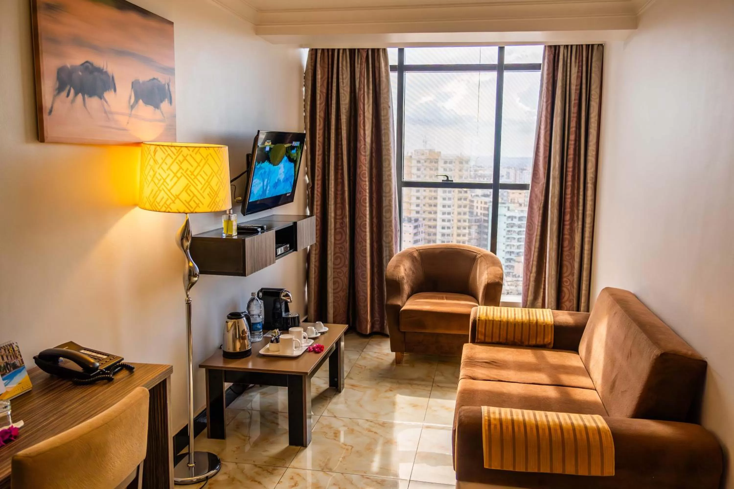 TV and multimedia in Golden Tulip Dar Es Salaam City Center Hotel