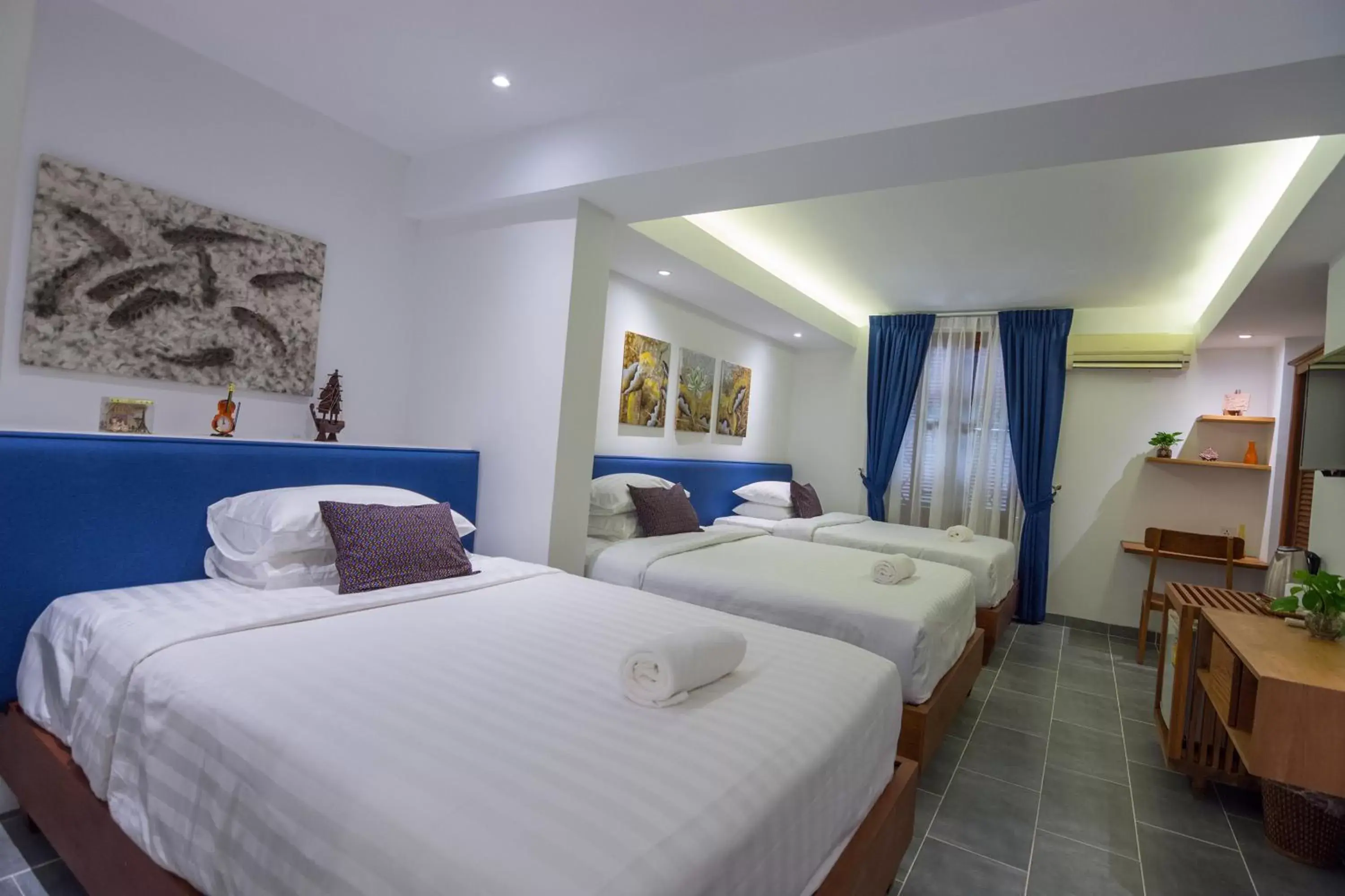 Bed in Neth Socheata Hotel