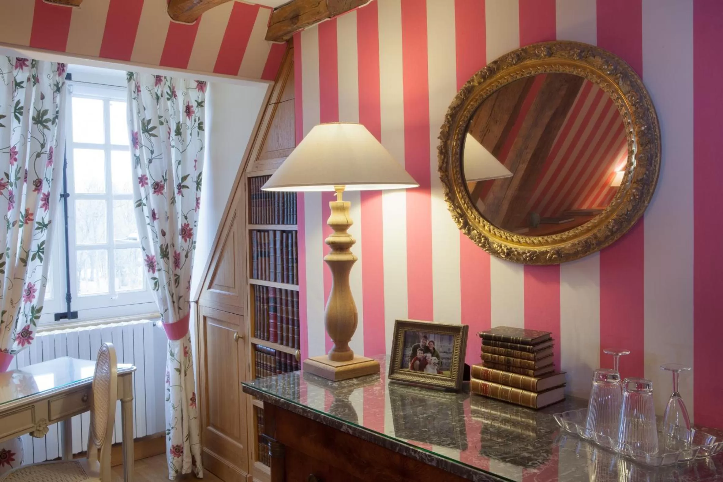 Decorative detail in Château-Hôtel de Bourron