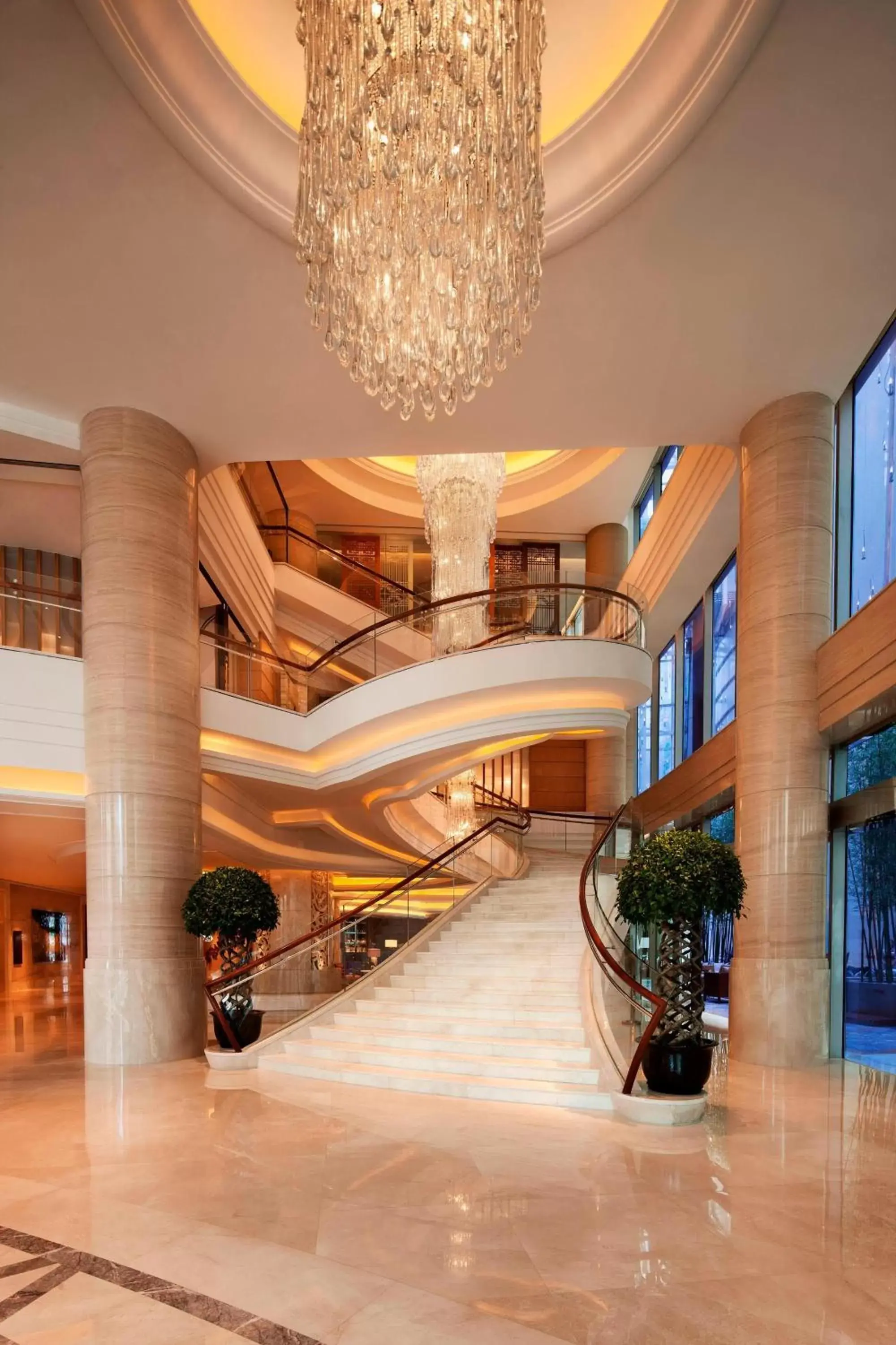 Lobby or reception, Lobby/Reception in Shanghai Marriott Marquis City Centre