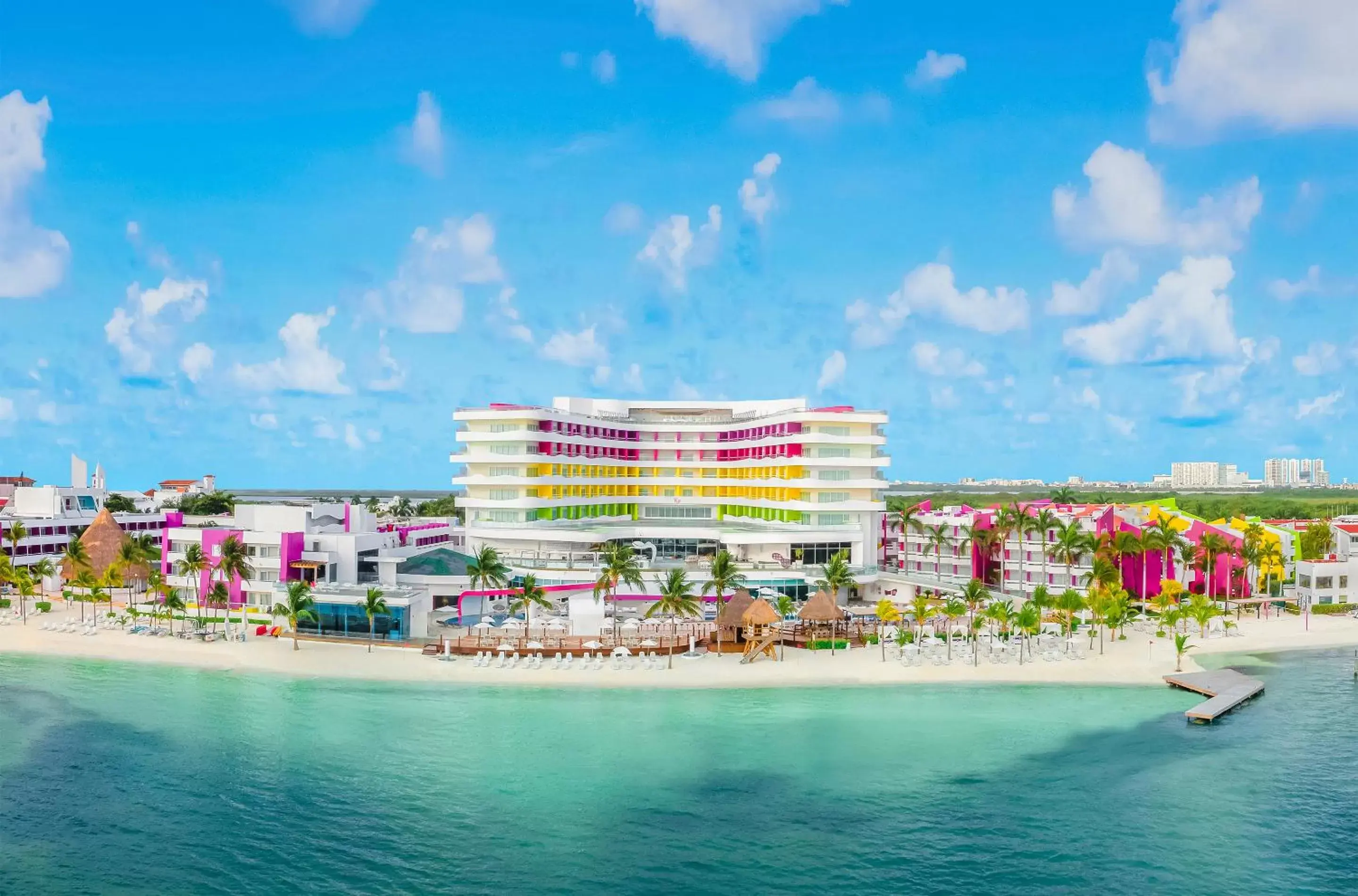 Property building, Beach in Temptation Cancun Resort - All Inclusive - Adults Only