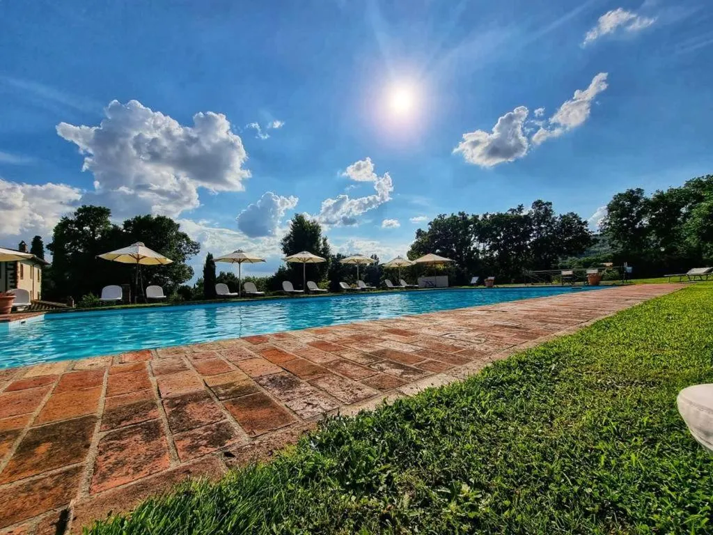 Pool view in Relais Villa Baldelli