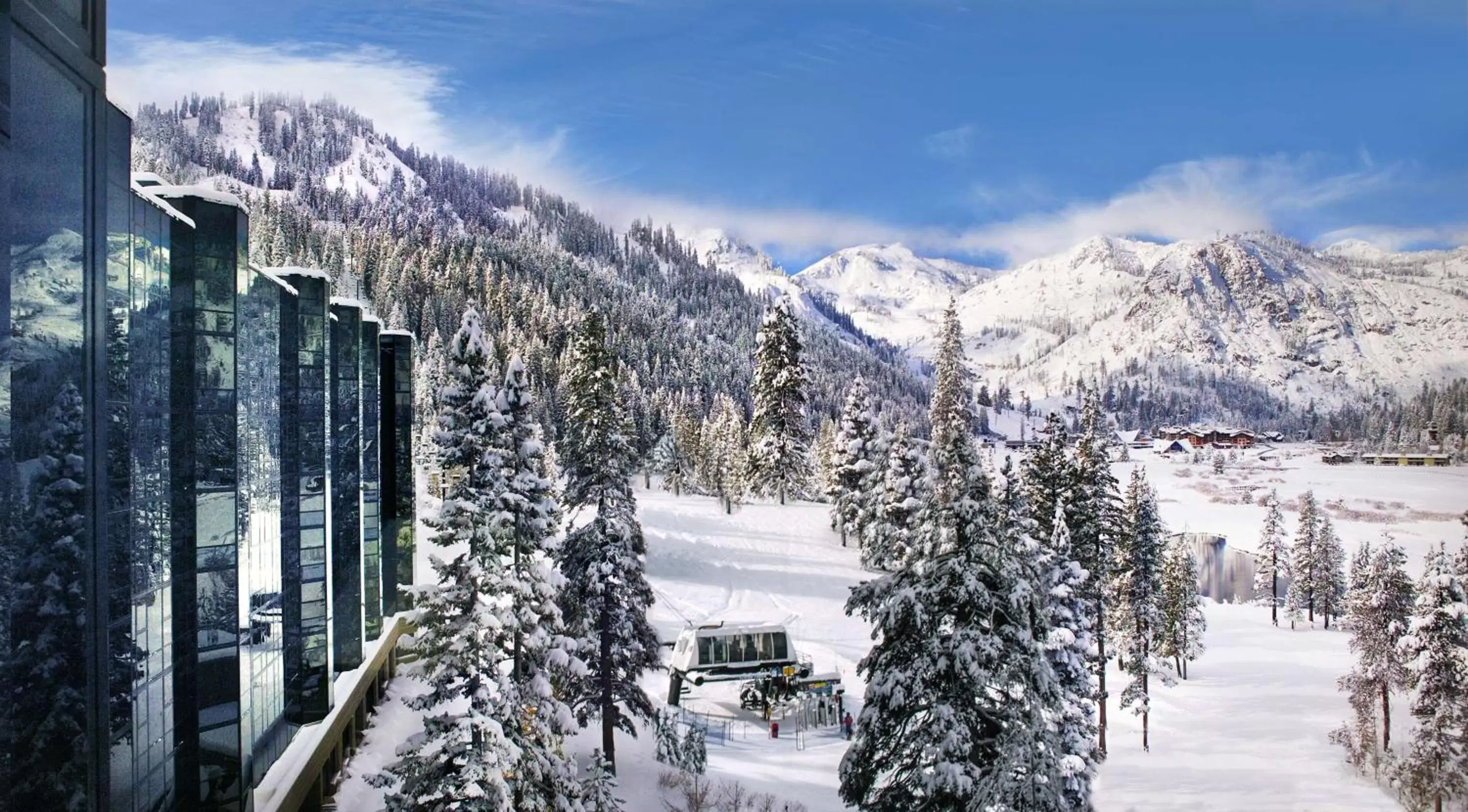 Property building, Winter in Everline Resort & Spa