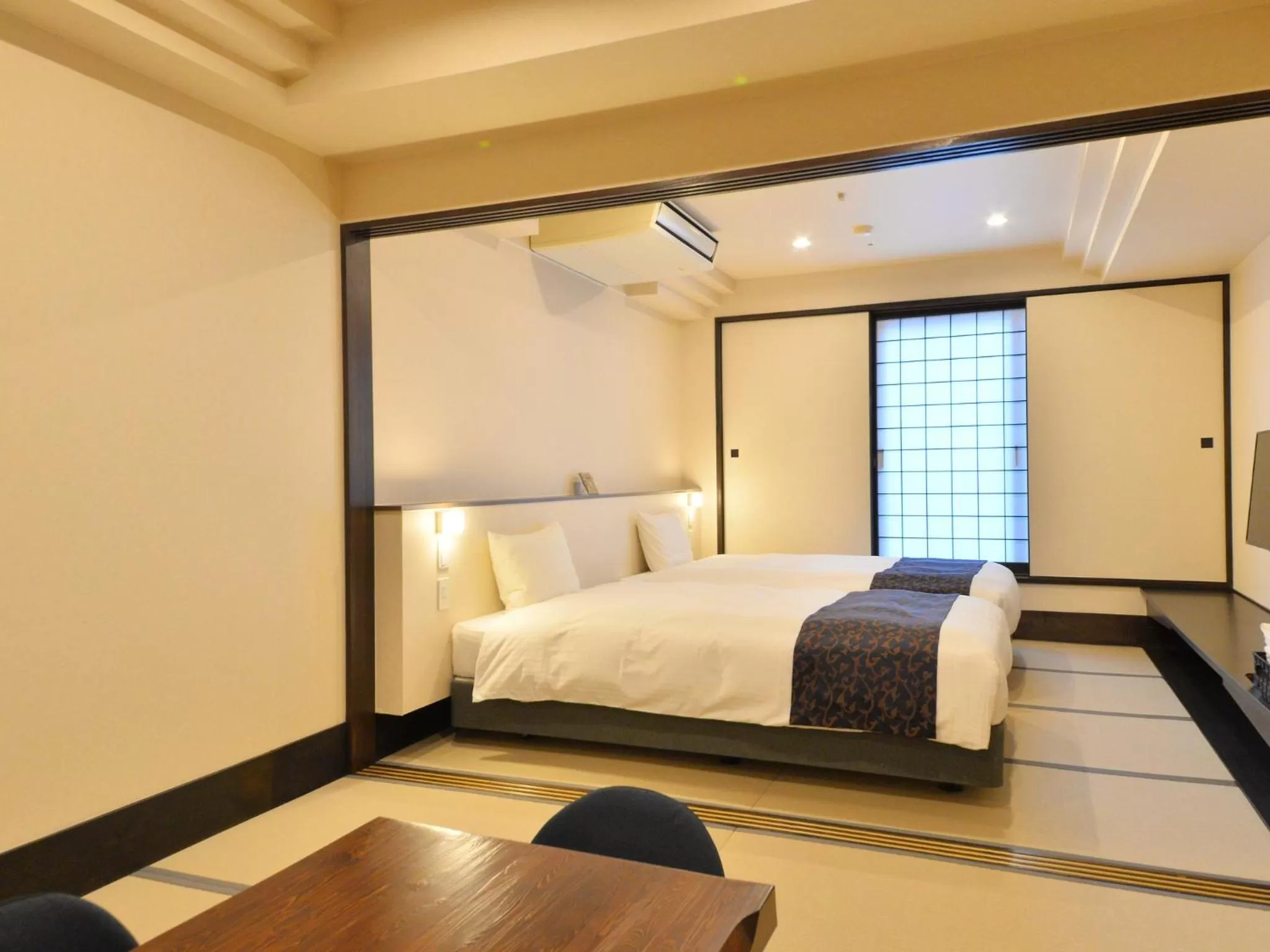 Photo of the whole room, Bed in LC Goryokaku Hotel