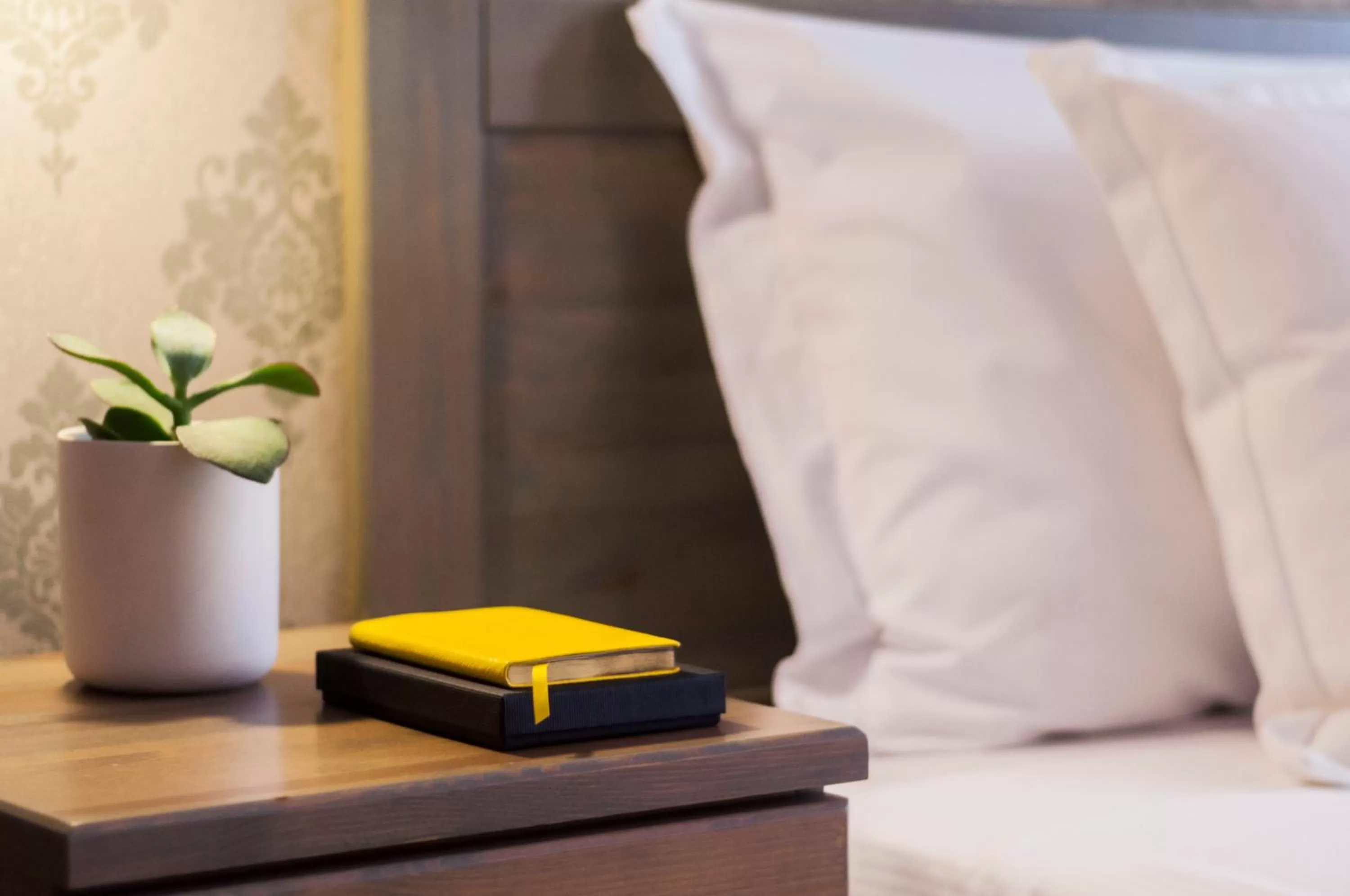 Decorative detail, Bed in Alexandra Hotel