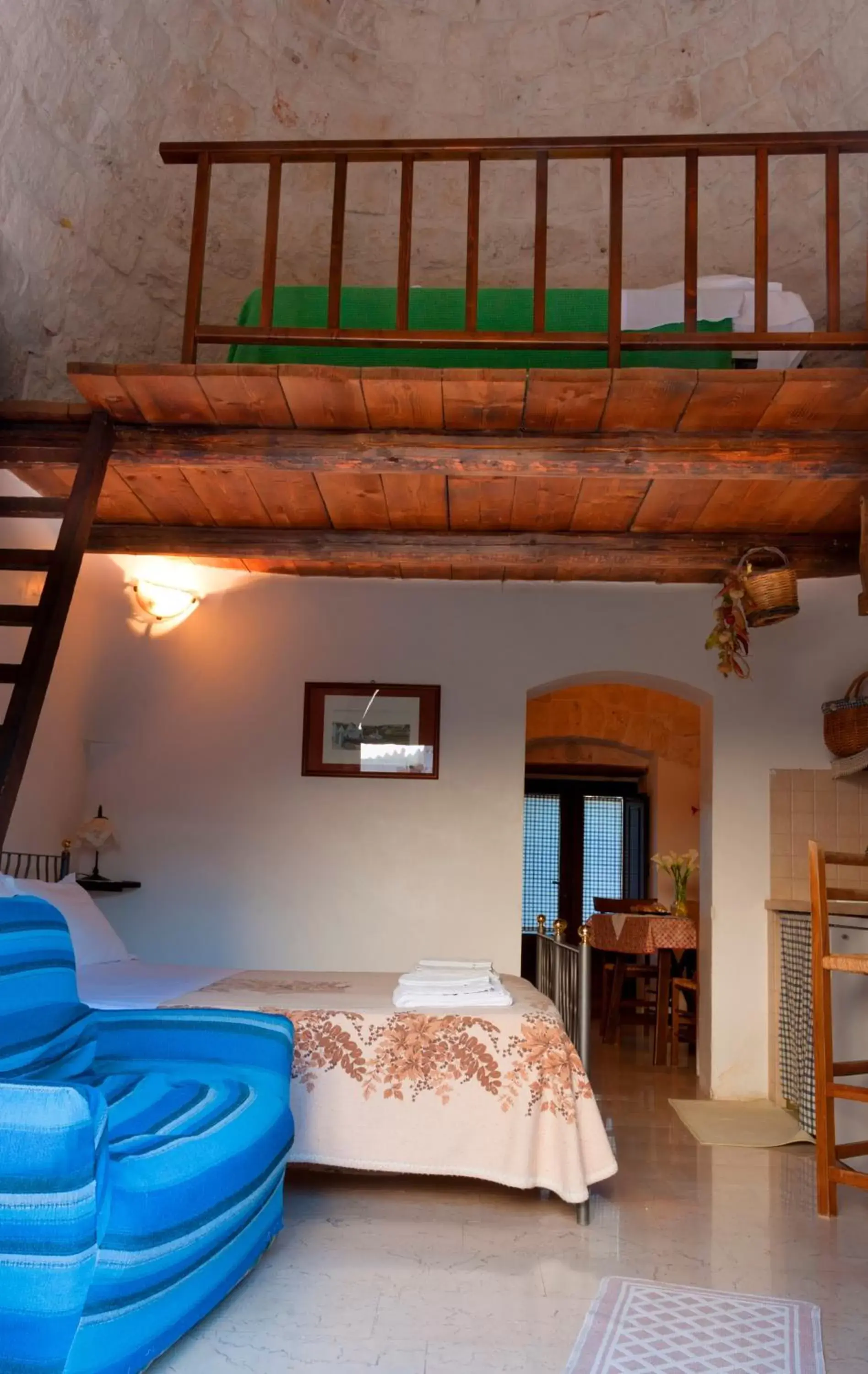 Photo of the whole room, Bed in Giardino Dei Trulli