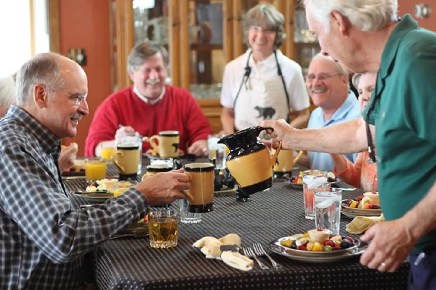 American breakfast in Leech Lake Resort Bed & Breakfast