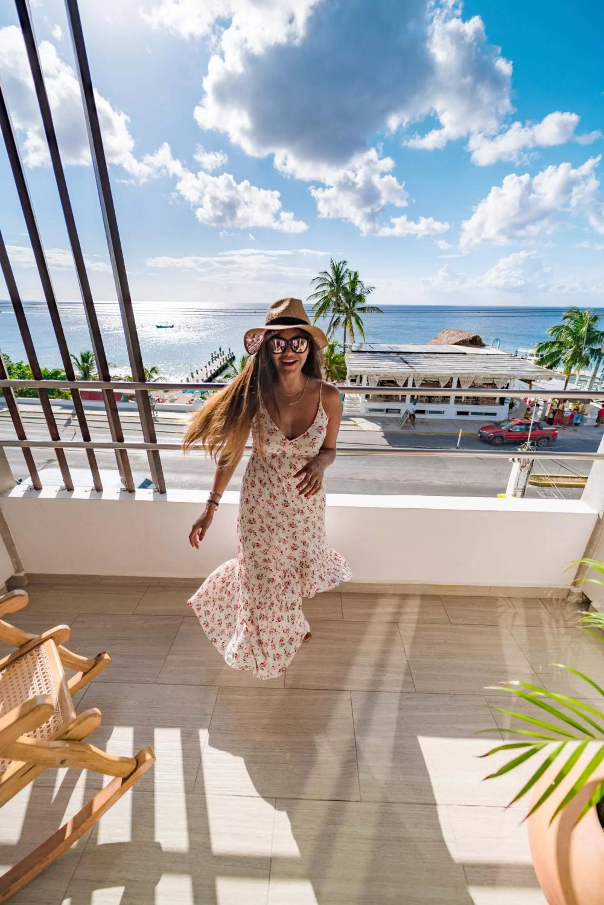 Balcony/Terrace in Albatros Suites by Bedsfriends