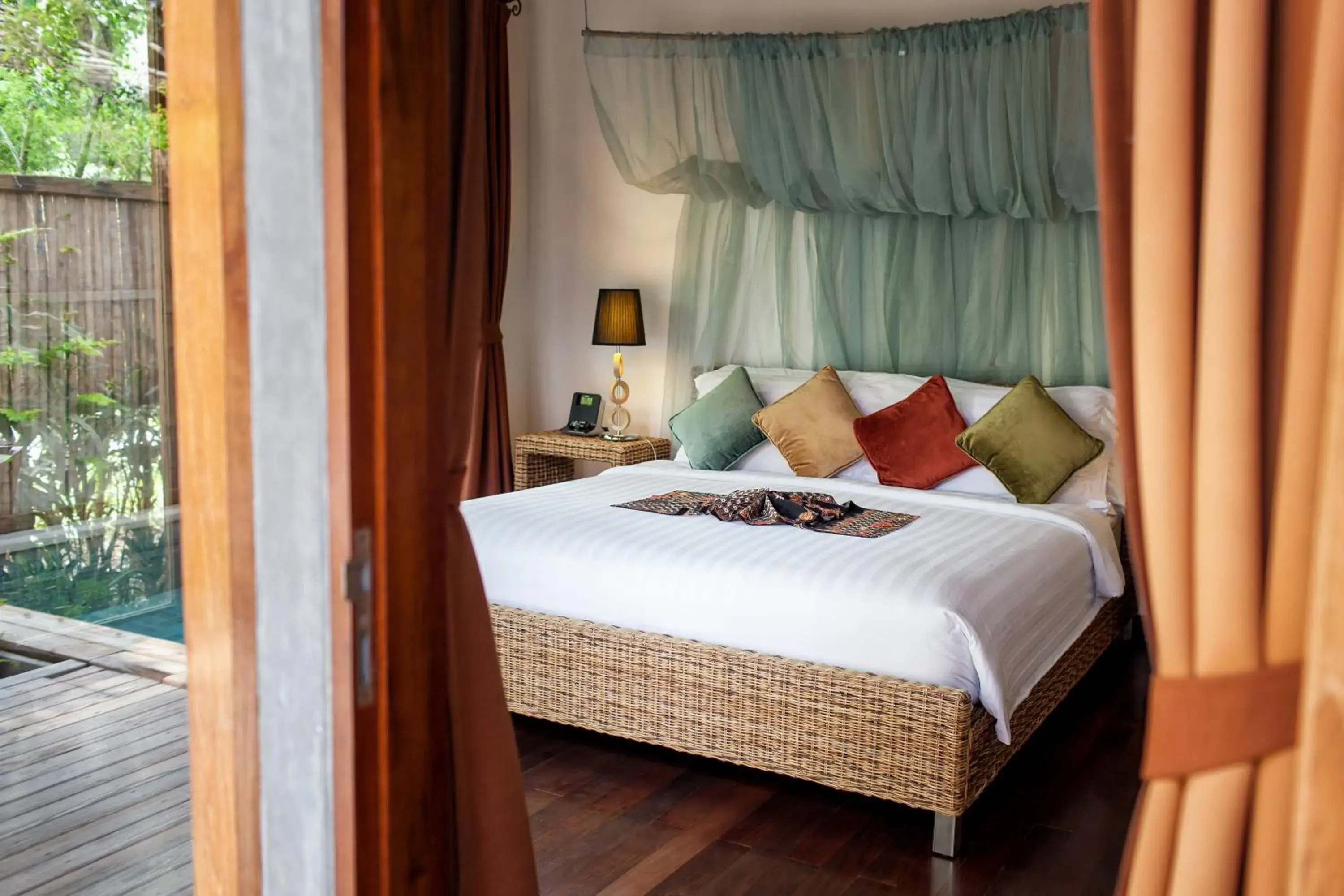 Bed in Tango Luxe Beach Villa, Koh Samui - SHA Extra Plus