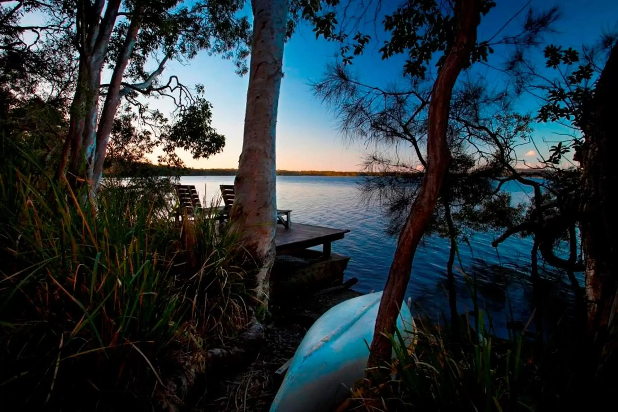 Lake view in Eumarella Shores Noosa Lake Retreat