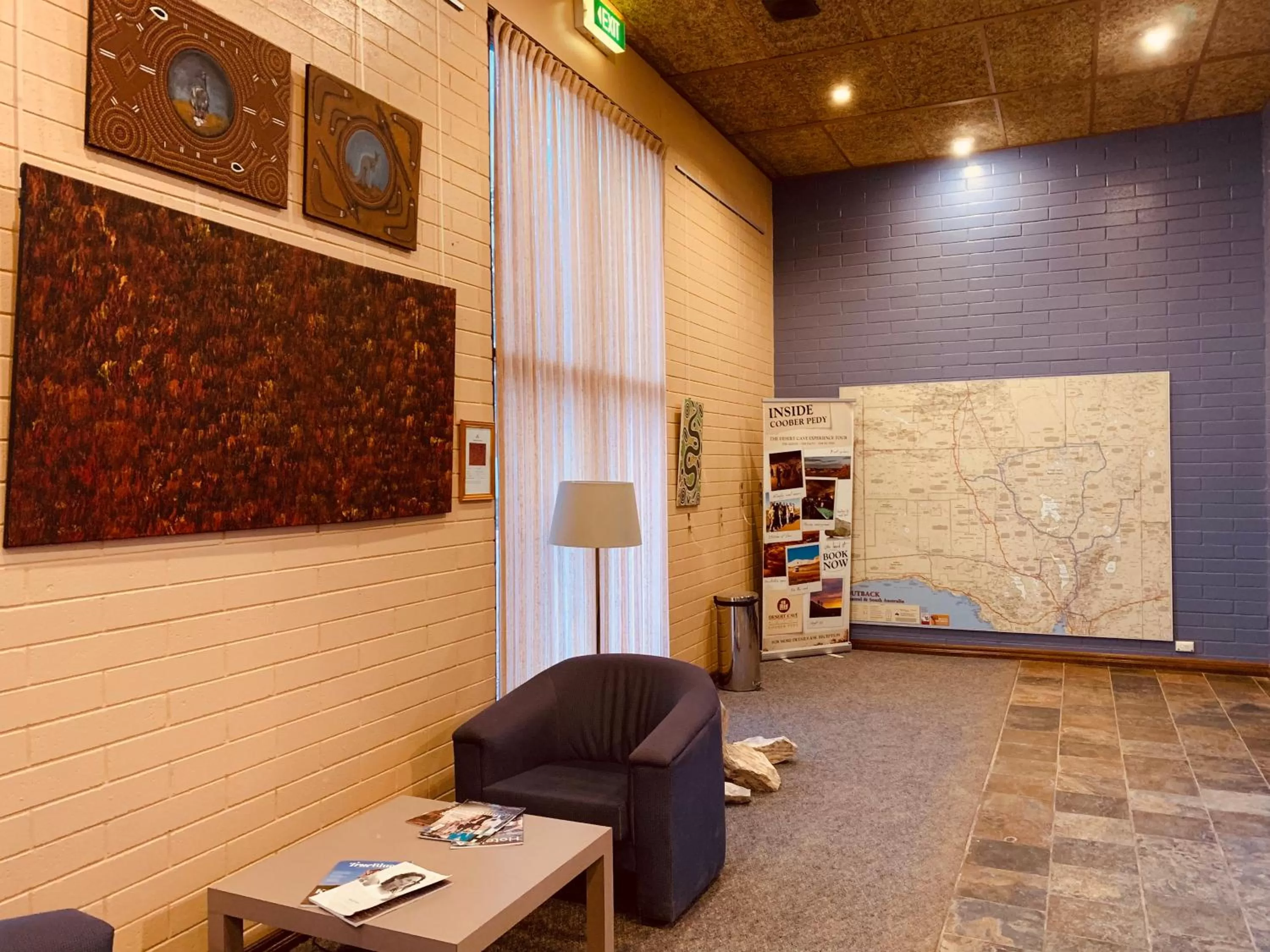 Lobby or reception in Desert Cave Hotel