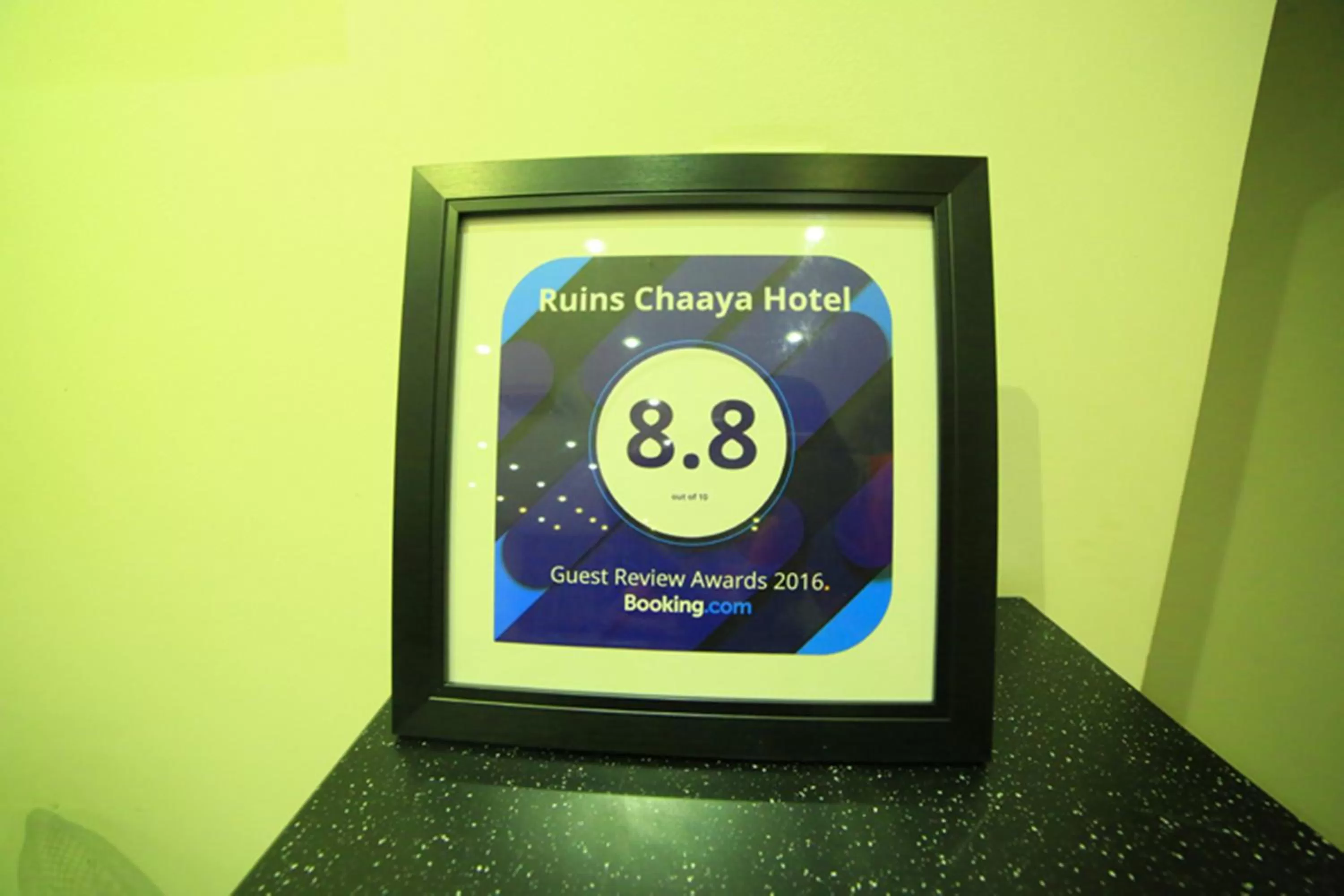 Certificate/Award in Ruins Chaaya Hotel