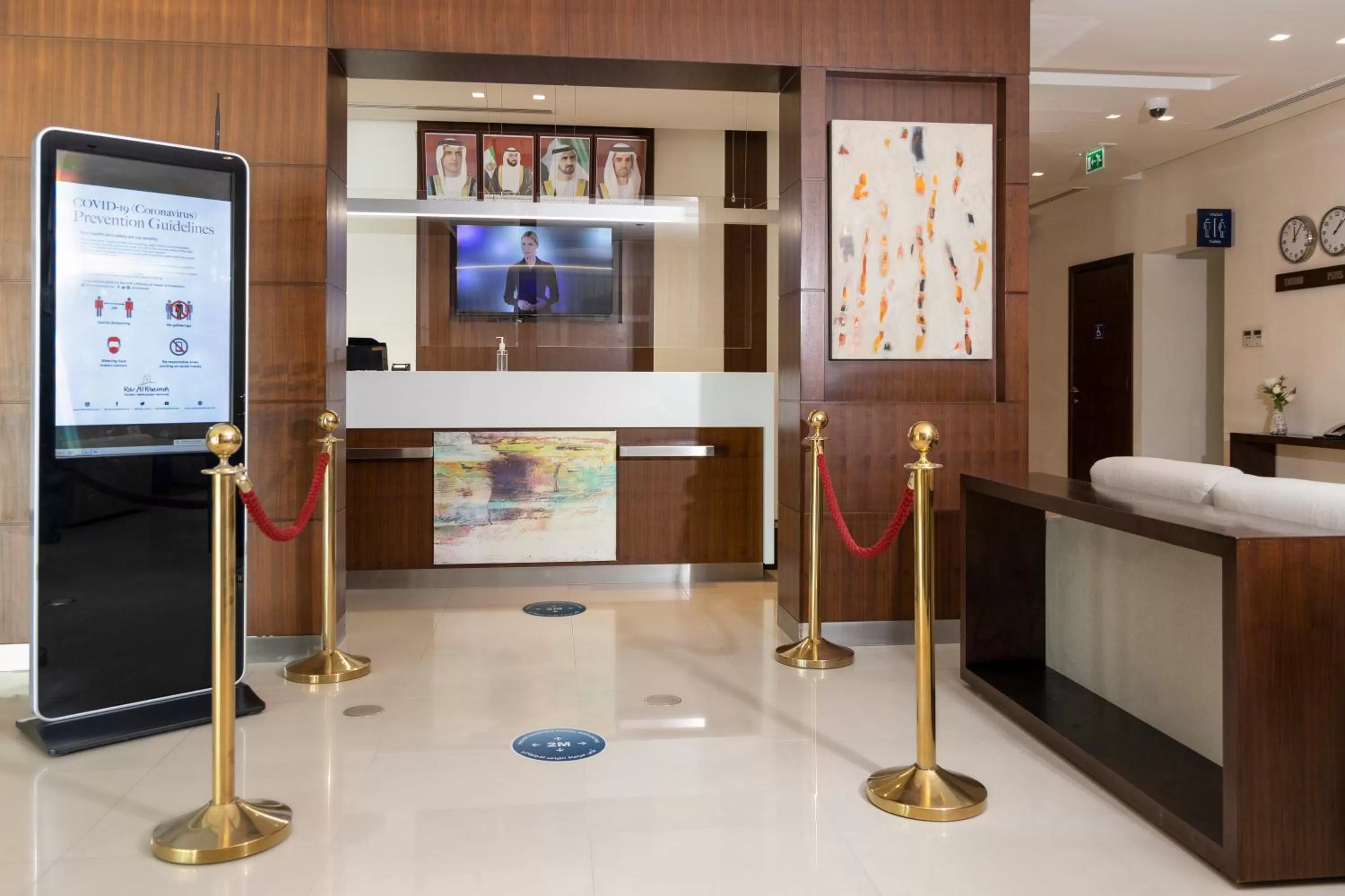 Lobby or reception in Action Hotel Ras Al Khaimah