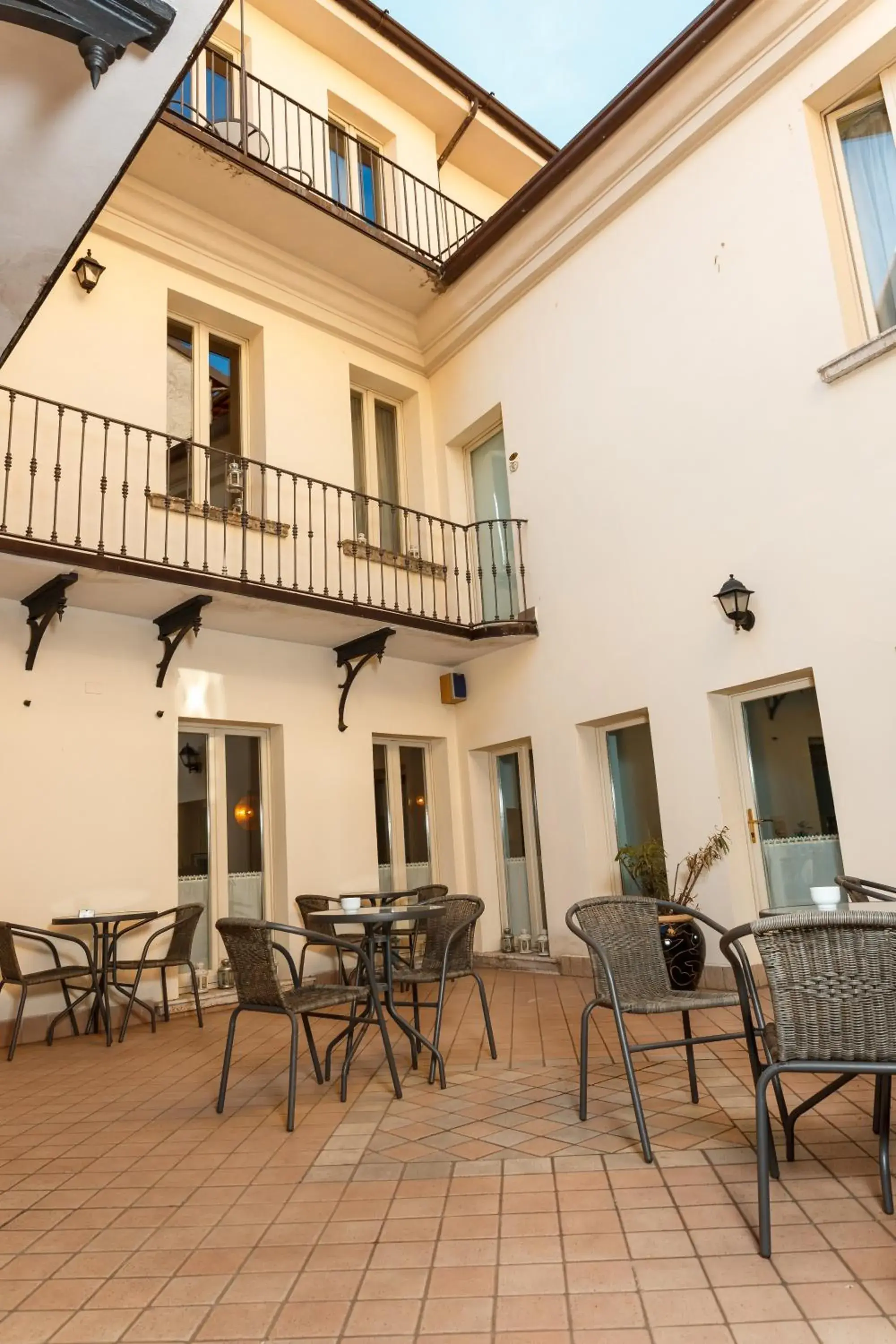 Balcony/Terrace in Albergo Orologio