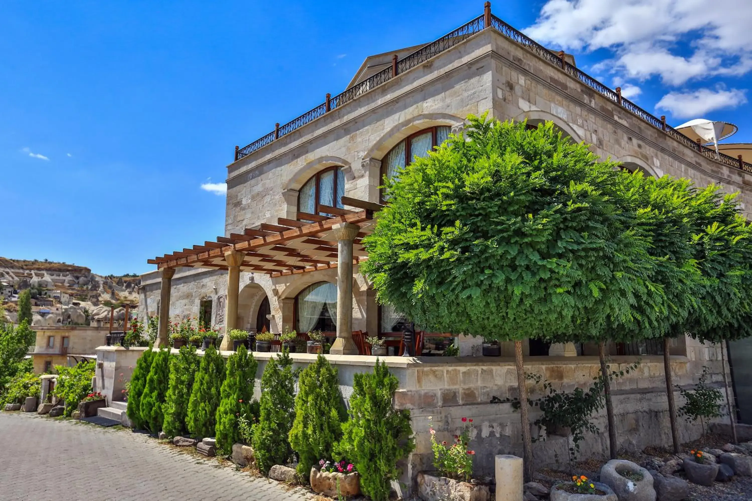 View (from property/room), Property Building in Goreme Inn Hotel