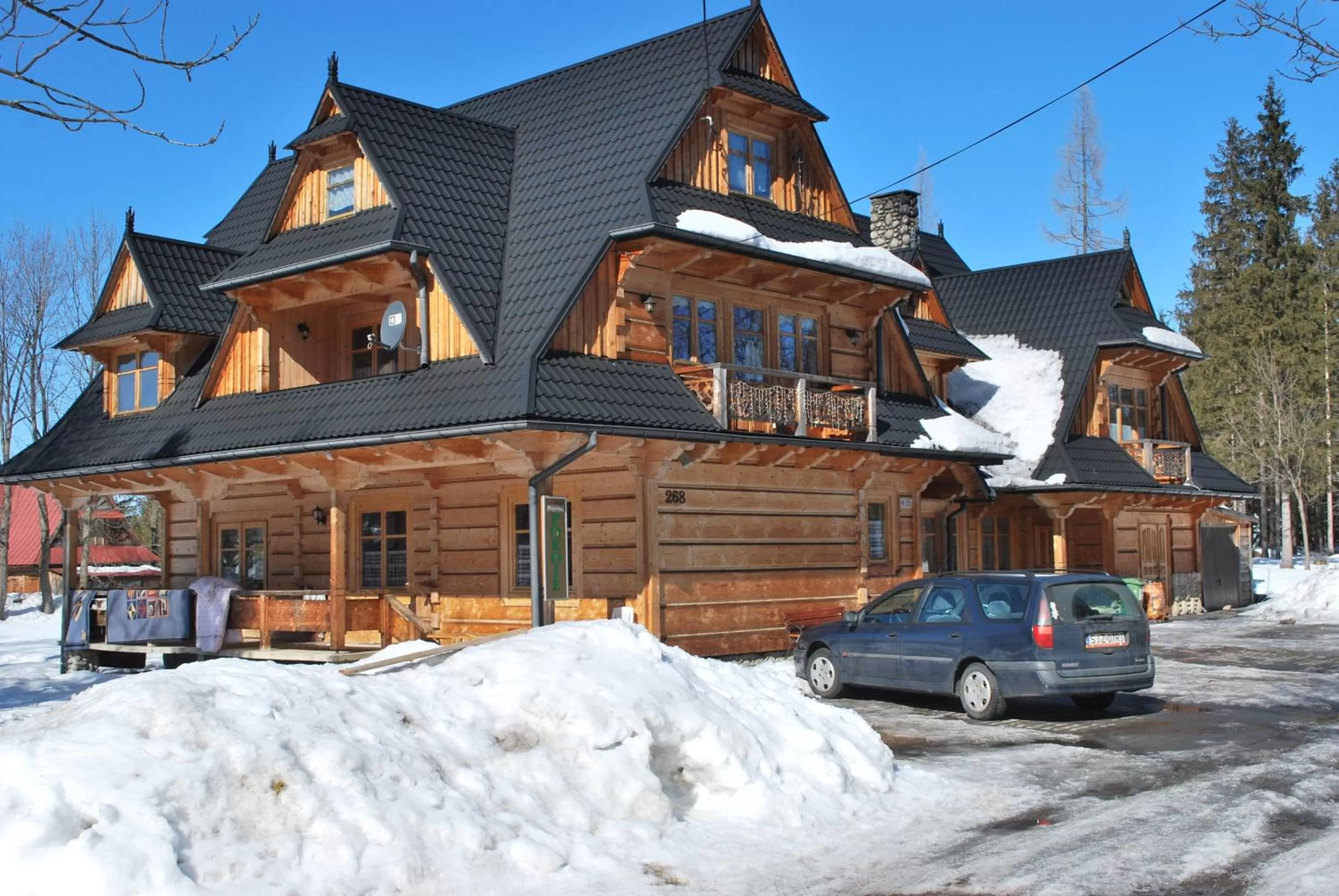 Area and facilities in Zakątek Pod Smrekami