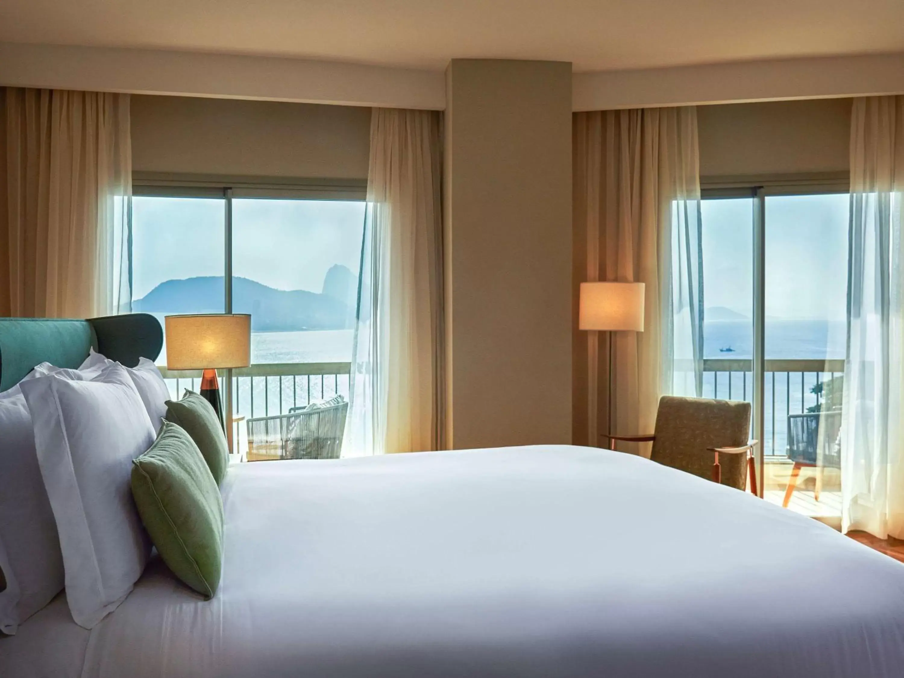 Photo of the whole room, Sea View in Fairmont Rio de Janeiro Copacabana