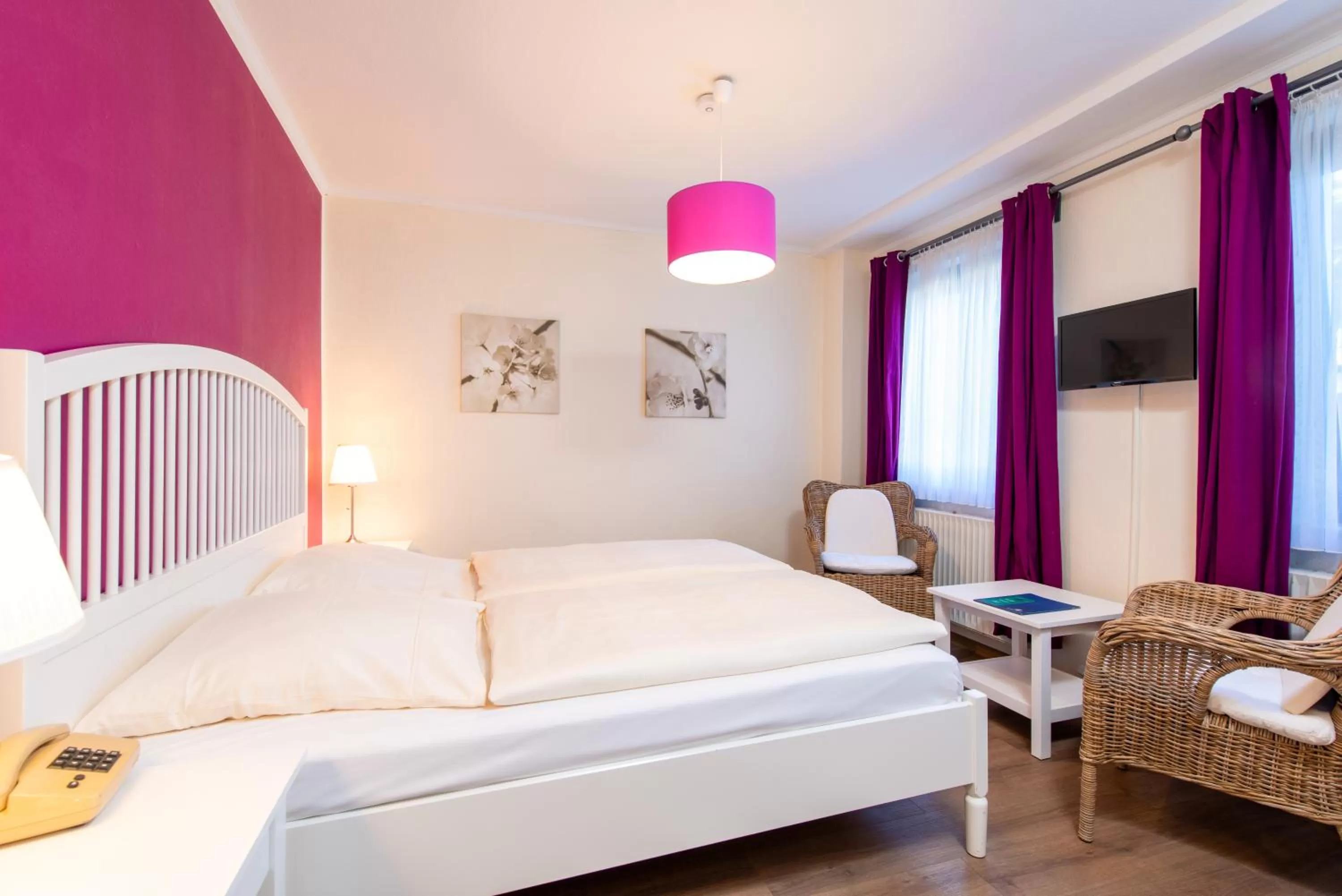 Bed in Hotel Heldt Dependance