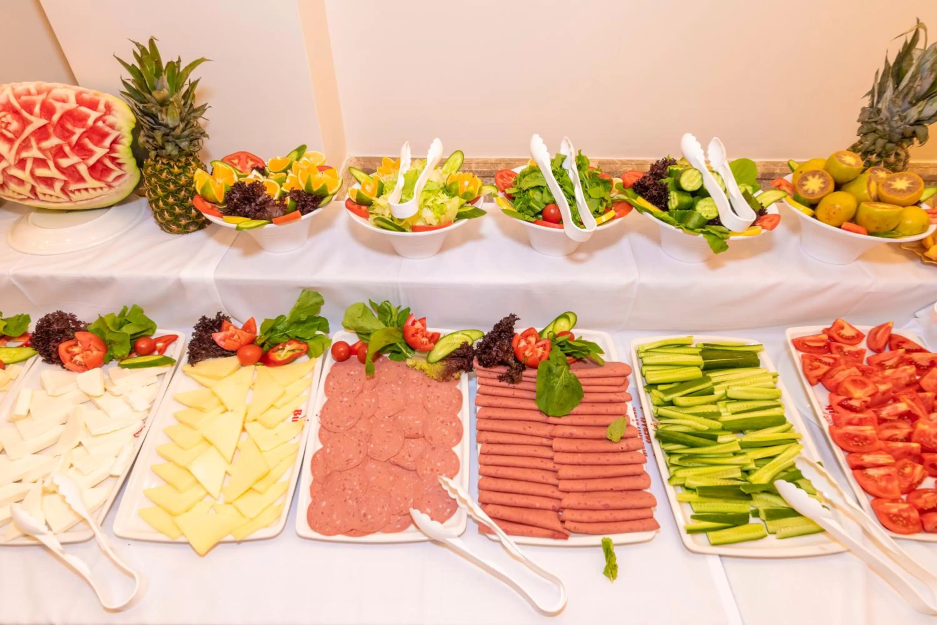 Buffet breakfast in Almadina Hotel Istanbul