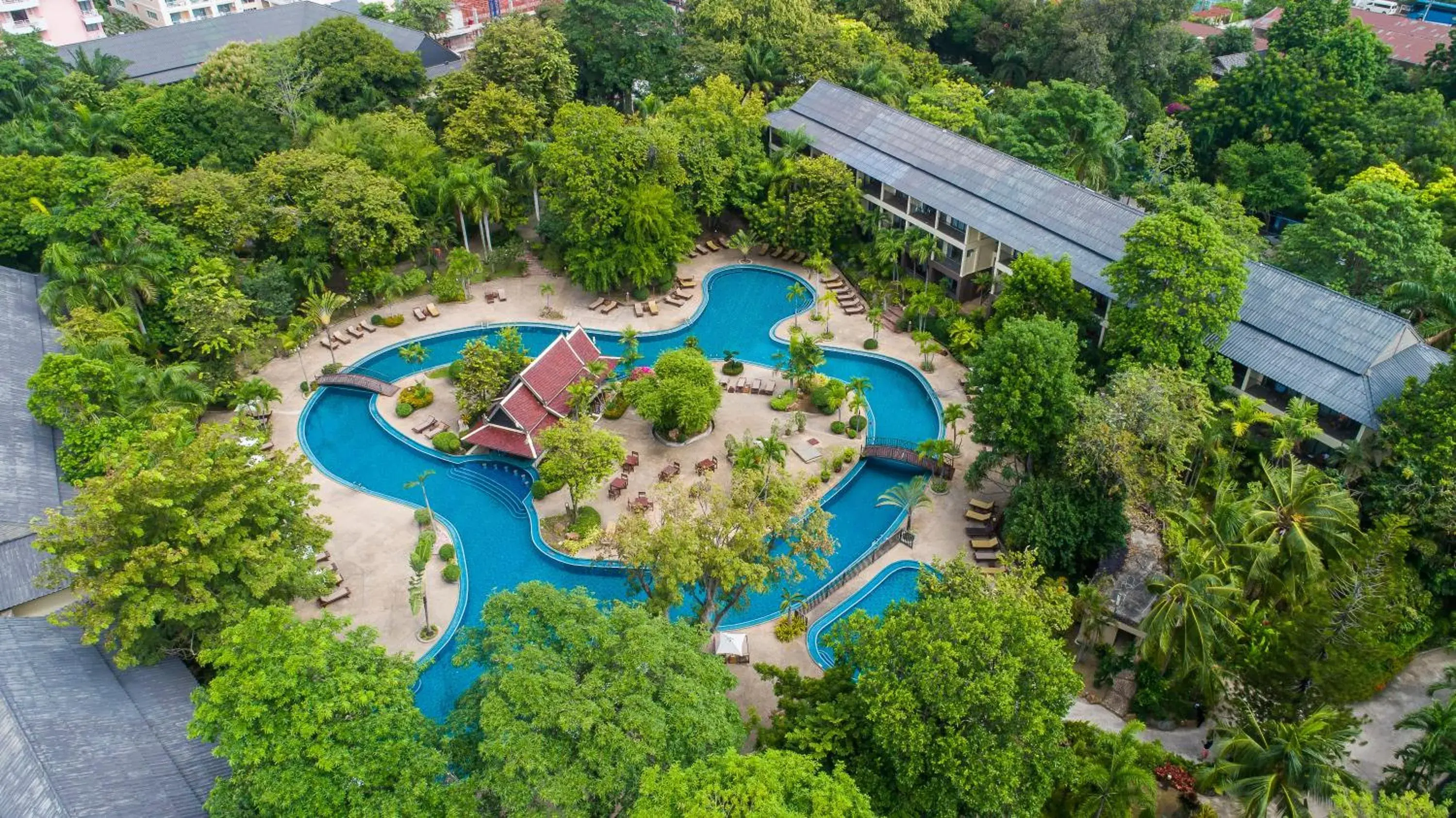 Bird's eye view, Bird's-eye View in The Green Park Resort - SHA Extra Plus