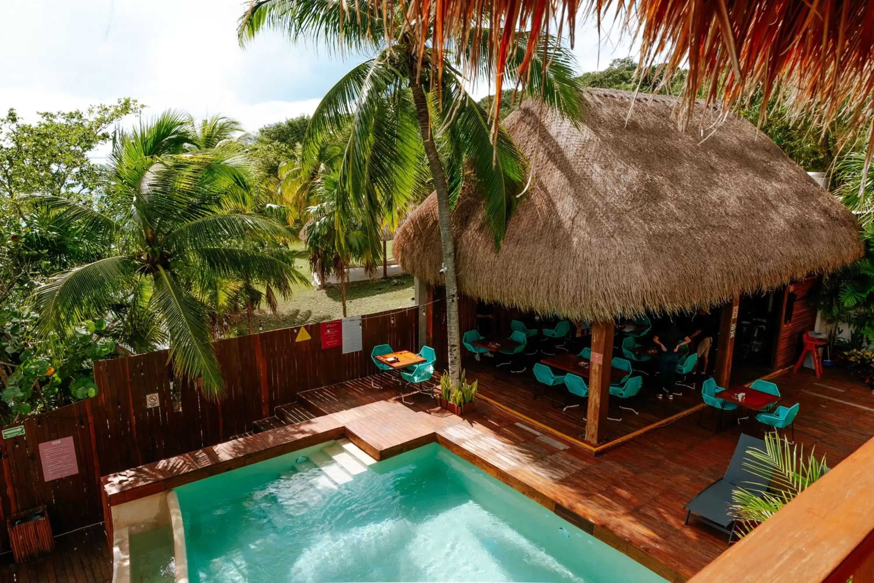 Pool View in Khaban Bacalar Hotel Boutique