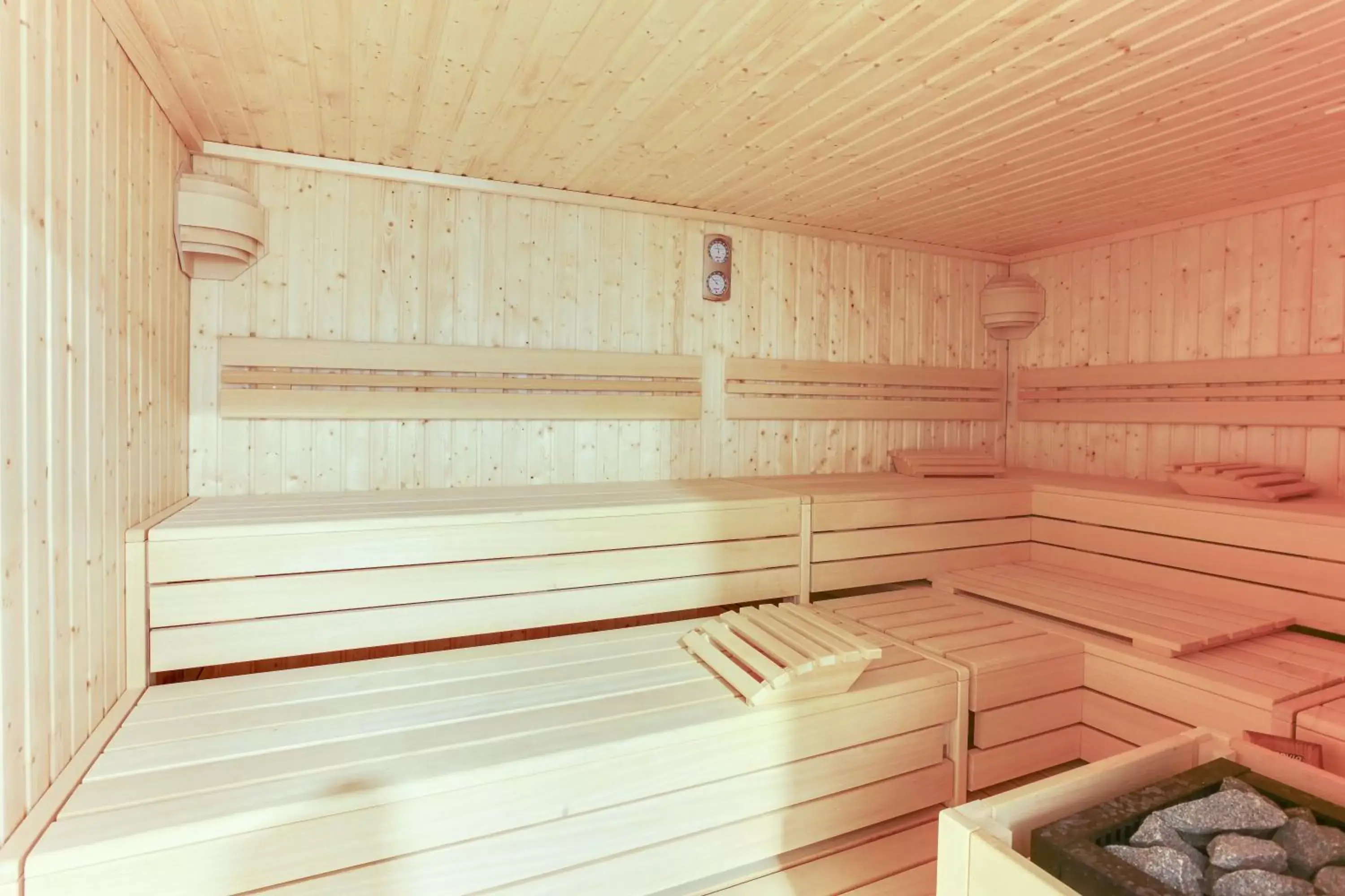 Sauna in All Suites Appart Hôtel Massy Palaiseau