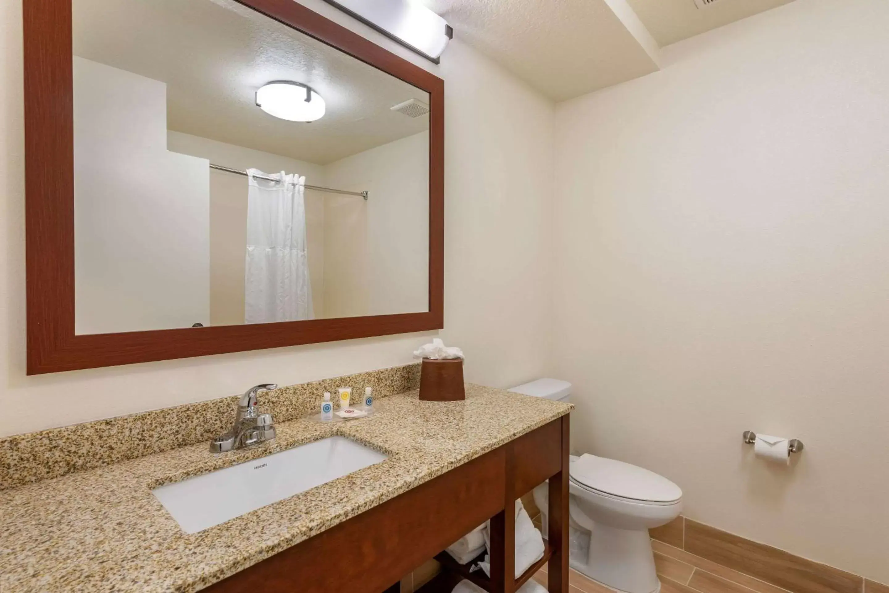 Bathroom in Comfort Suites Downtown