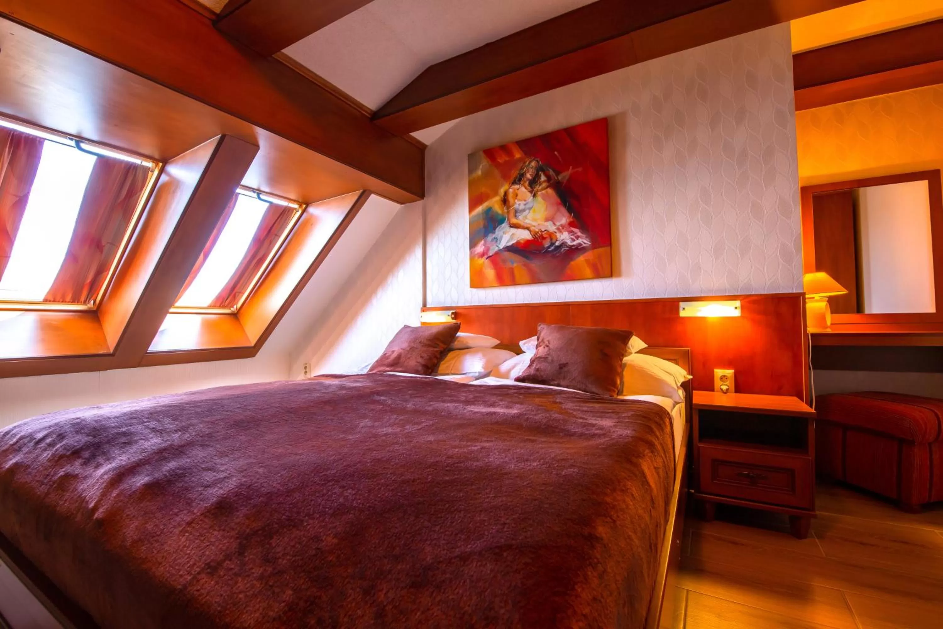 Bed in Hotel Orchidea Spa & Wellness