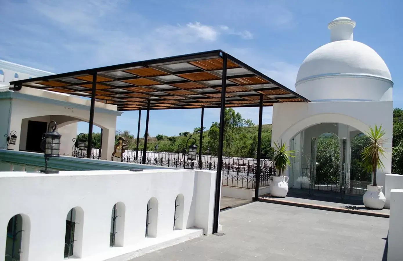 Patio in Hotel Rio Atlixco