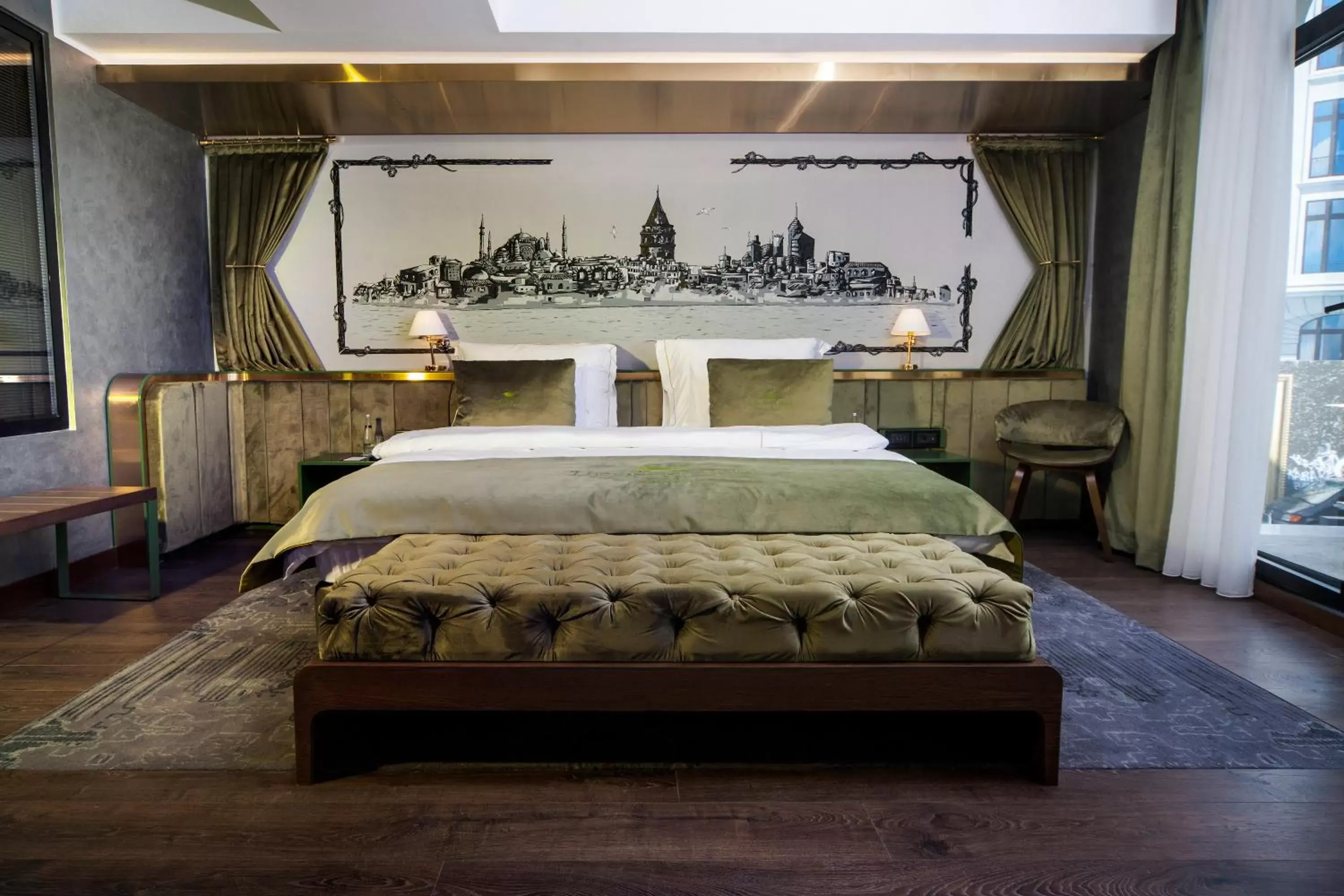 Property building, Bed in The Wings Hotel Istanbul