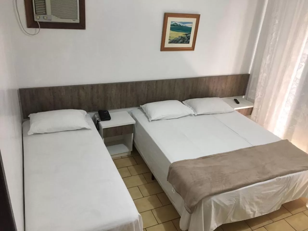 Bed in Hotel Luz do Sol