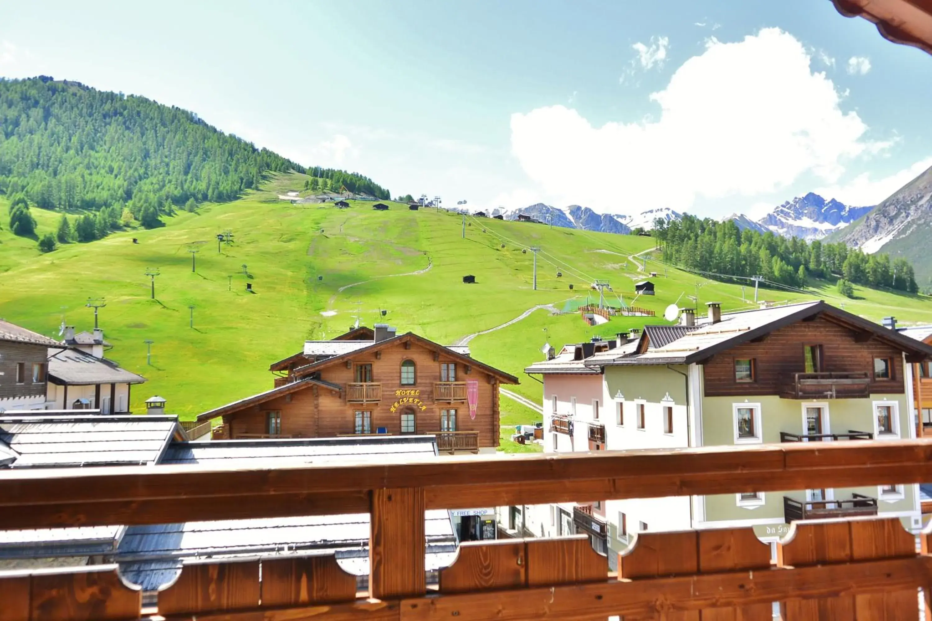 Balcony/Terrace in Hotel Garnì al Plan