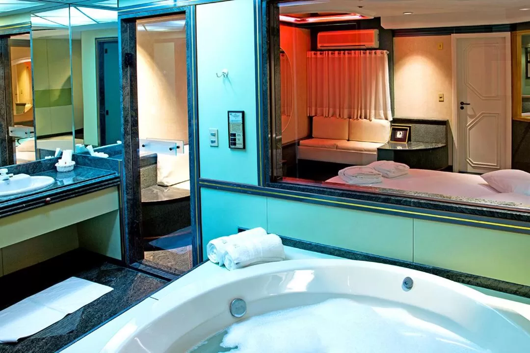 Bed in BAMBINA HOTEL -Adultos Somente