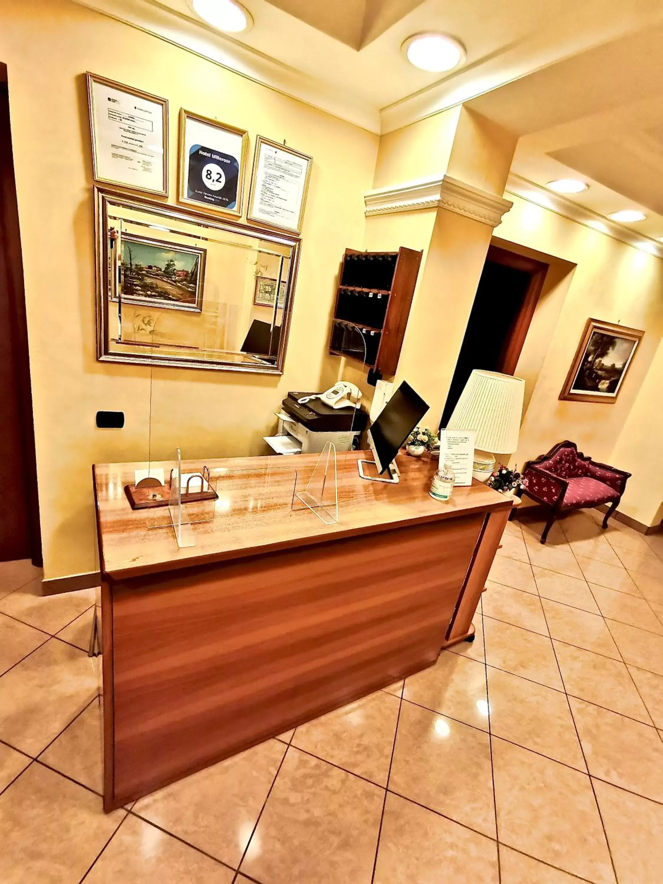 Lobby/Reception in Hotel Millerose