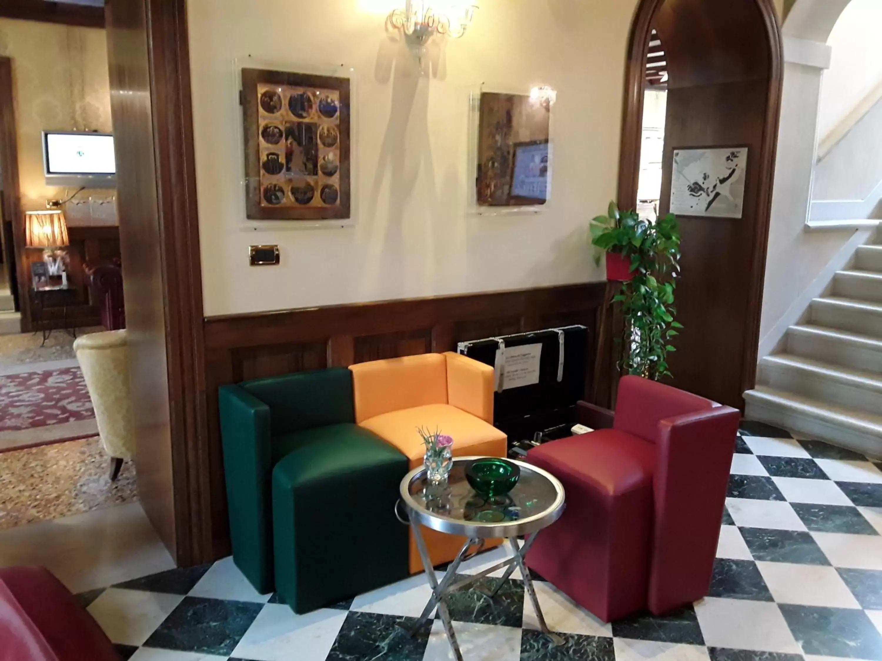 Lounge or bar, Lobby/Reception in Pensione Accademia - Villa Maravege
