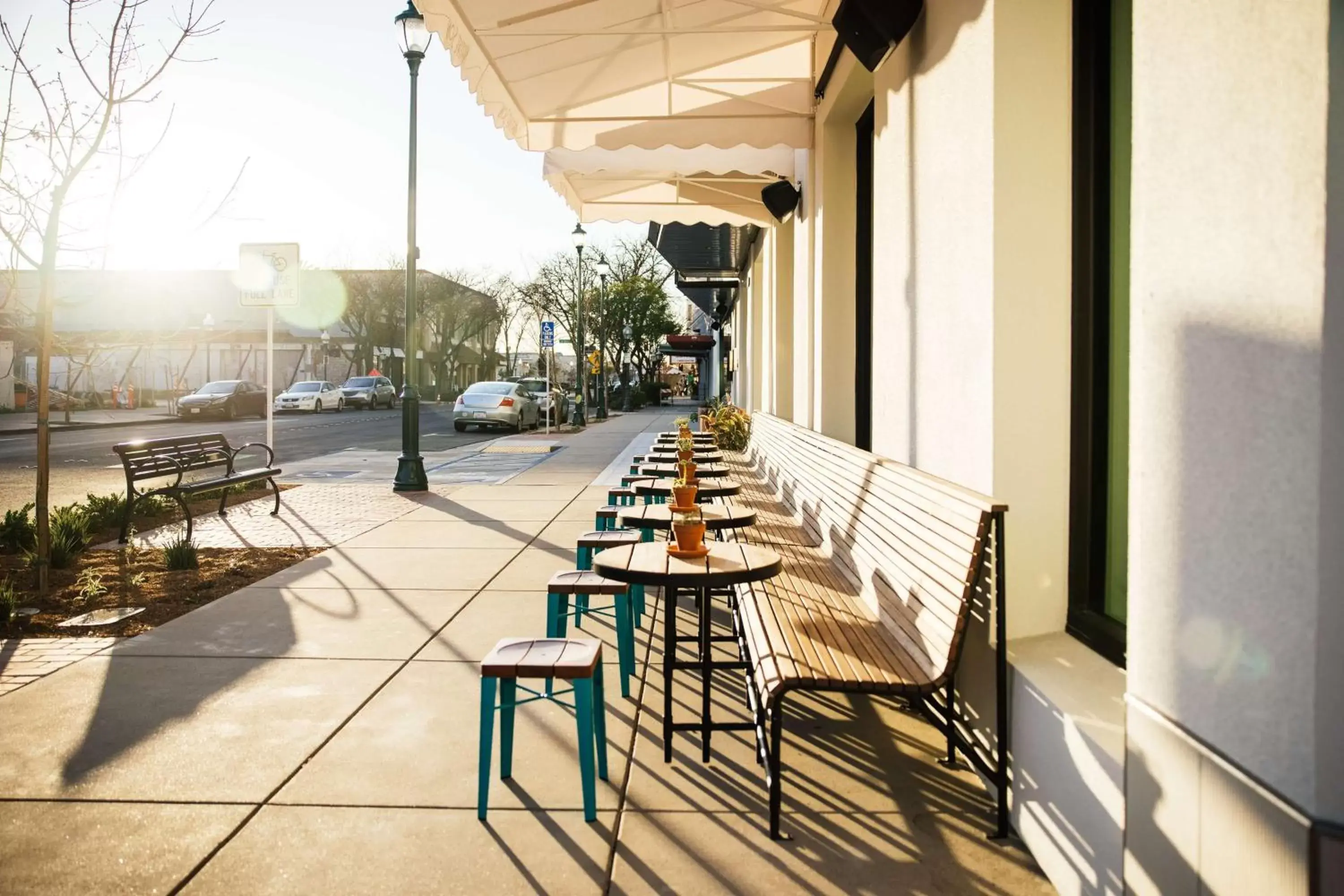 Patio in El Capitan Hotel