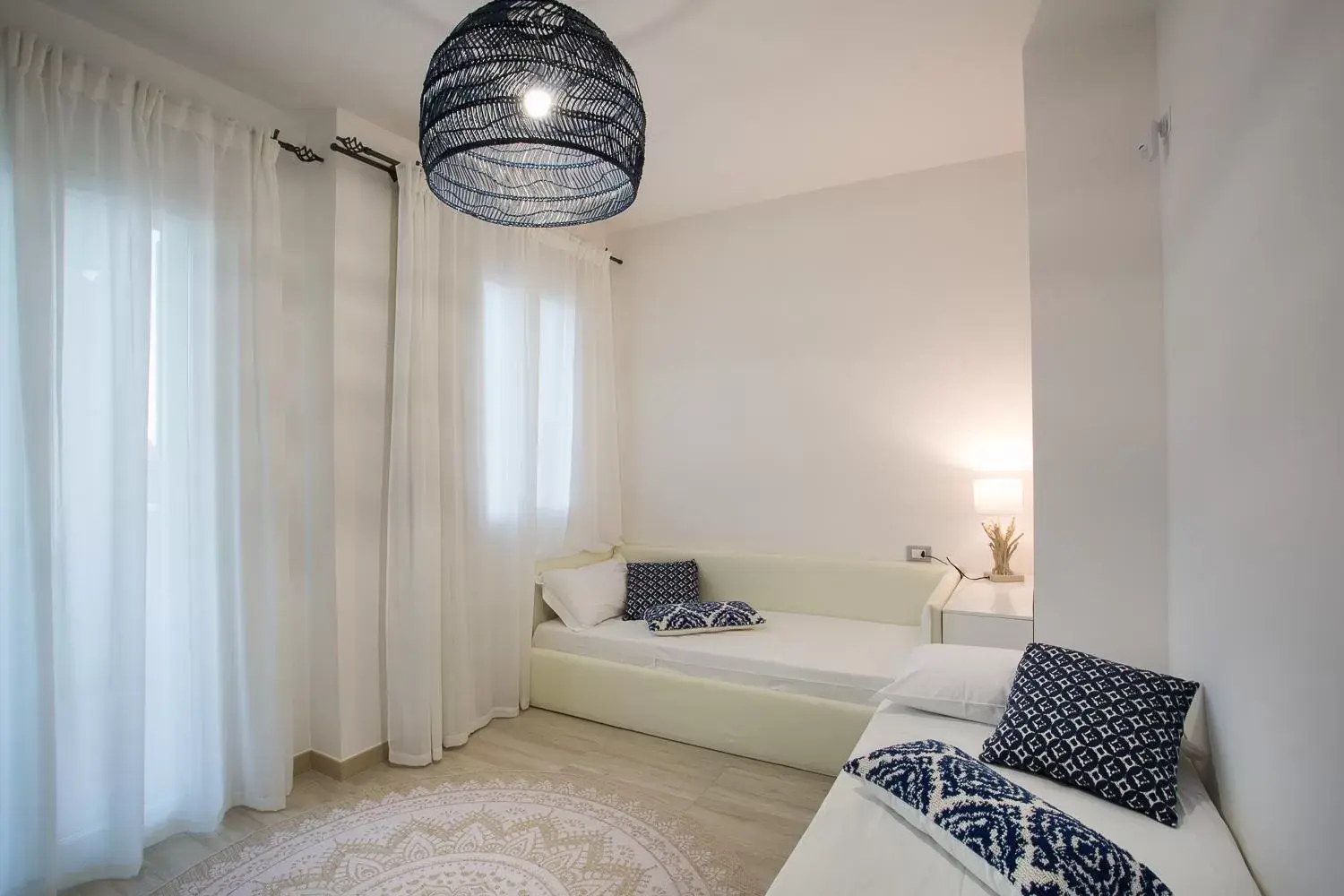 Living room, Bed in Residence Mar Mediterraneo