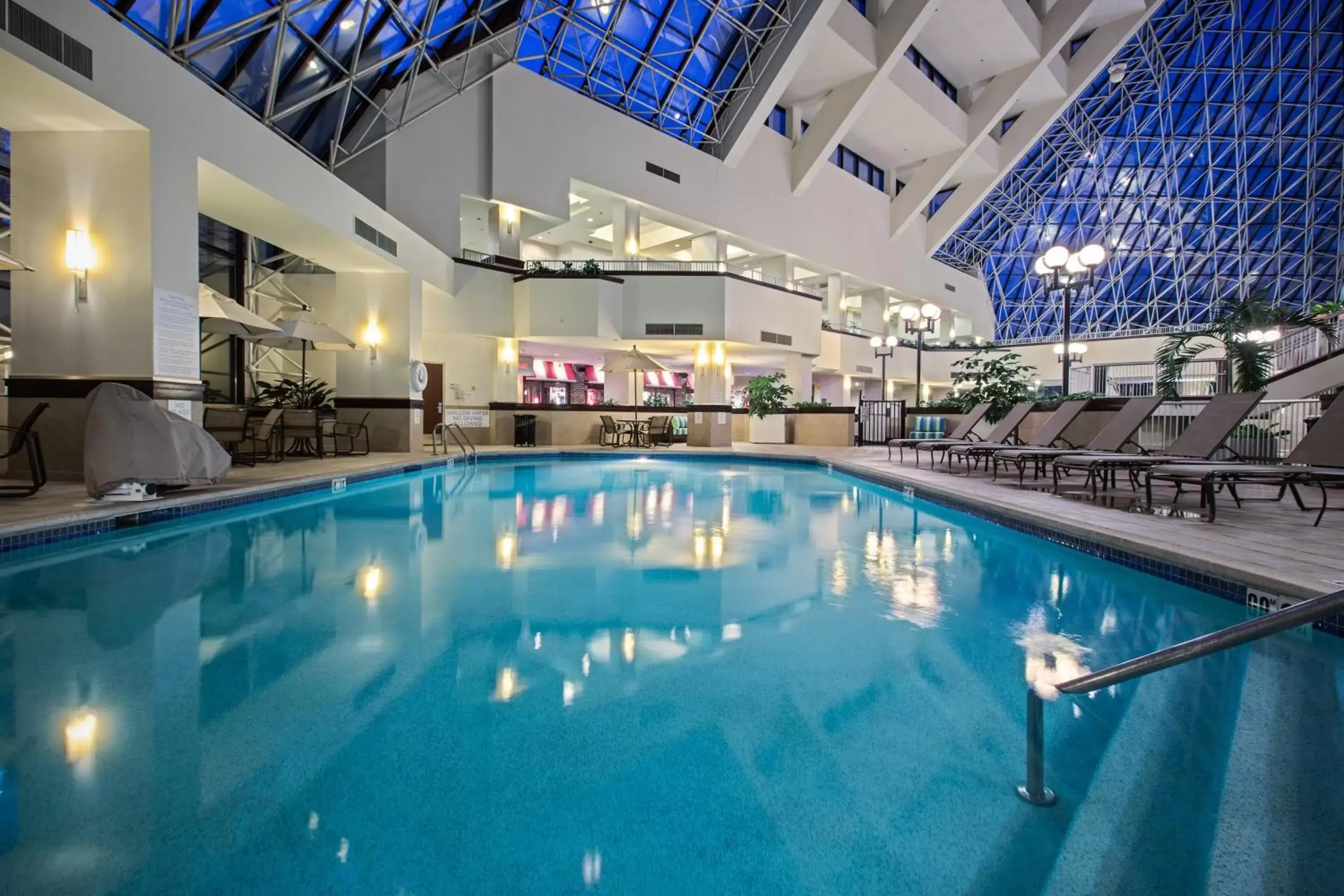 Swimming pool in Crowne Plaza Hotel St. Louis Airport, an IHG Hotel