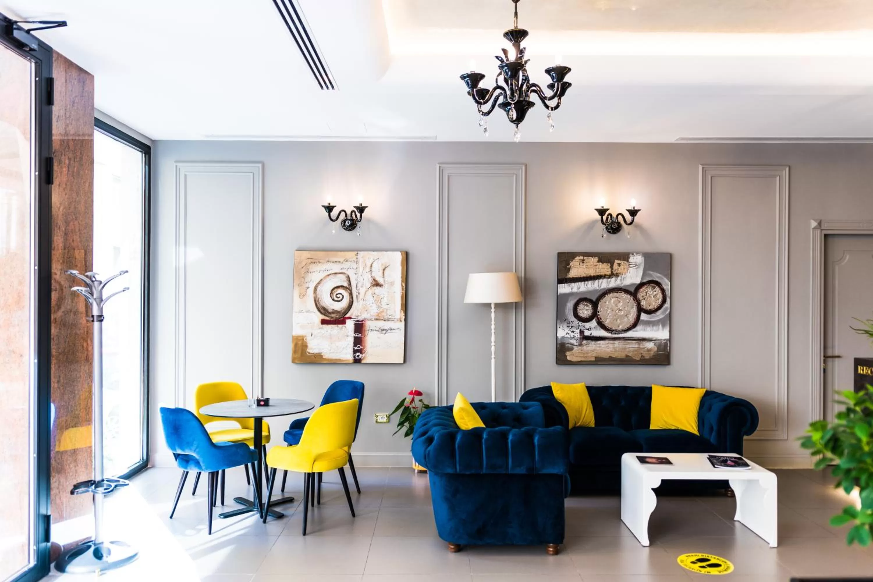 Lobby or reception in Golden City Hotel , Tirana