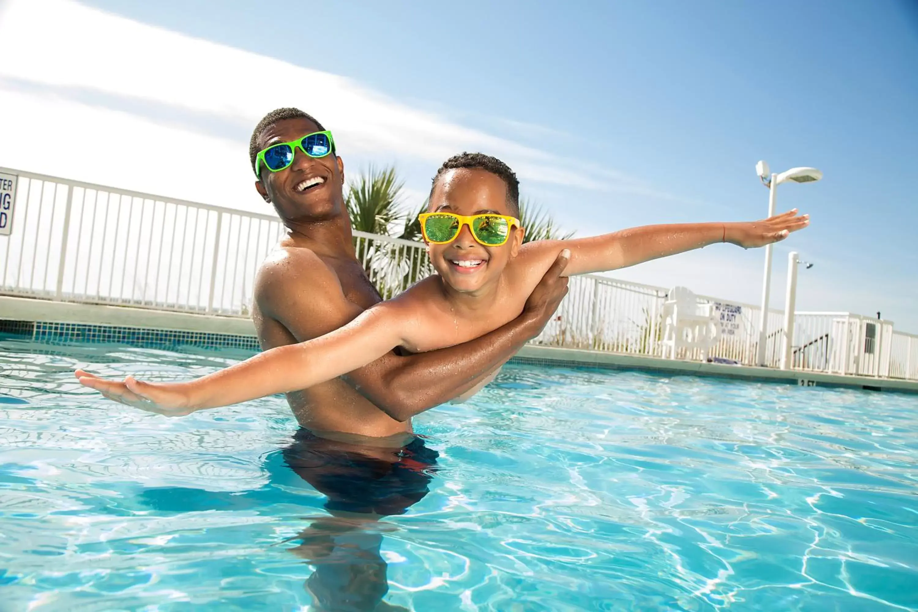 Swimming Pool in Hotel Blue