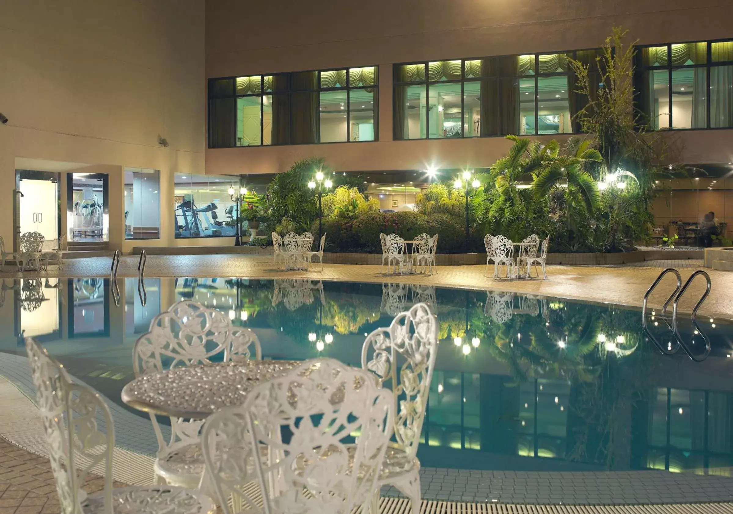 Night, Swimming Pool in Bayview Hotel Melaka