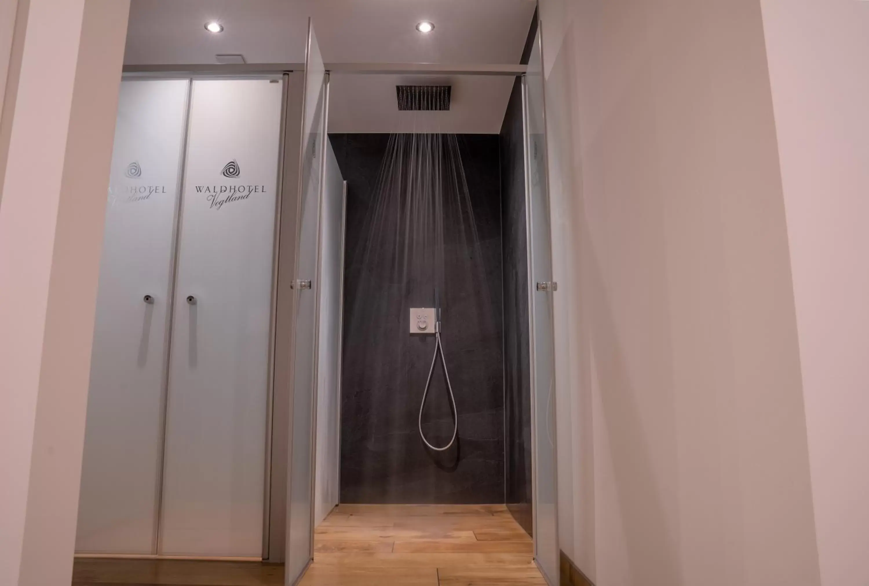 Shower, Bathroom in Waldhotel Vogtland