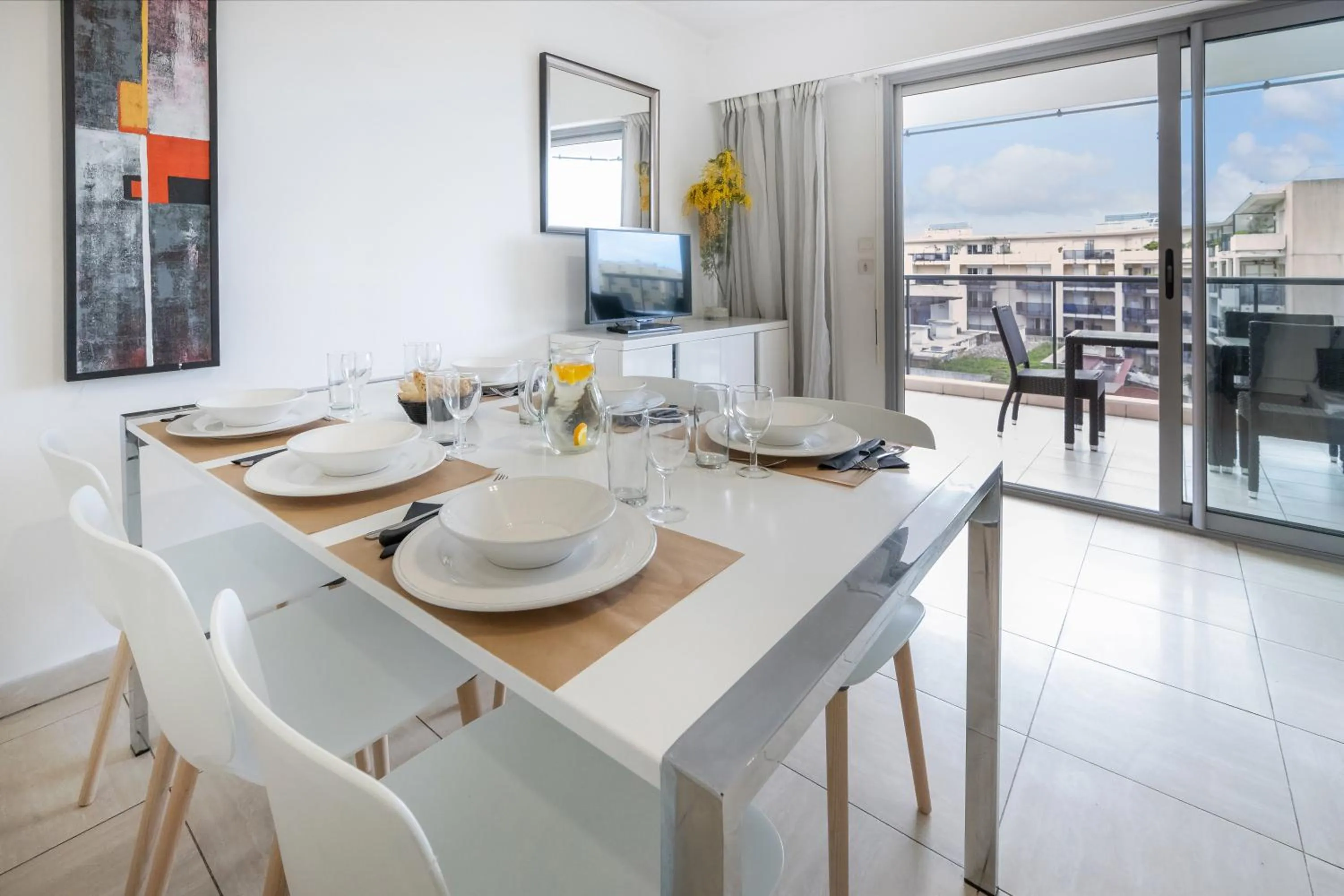 Living room in Nemea Appart Hotel Le Lido Cagnes sur Mer