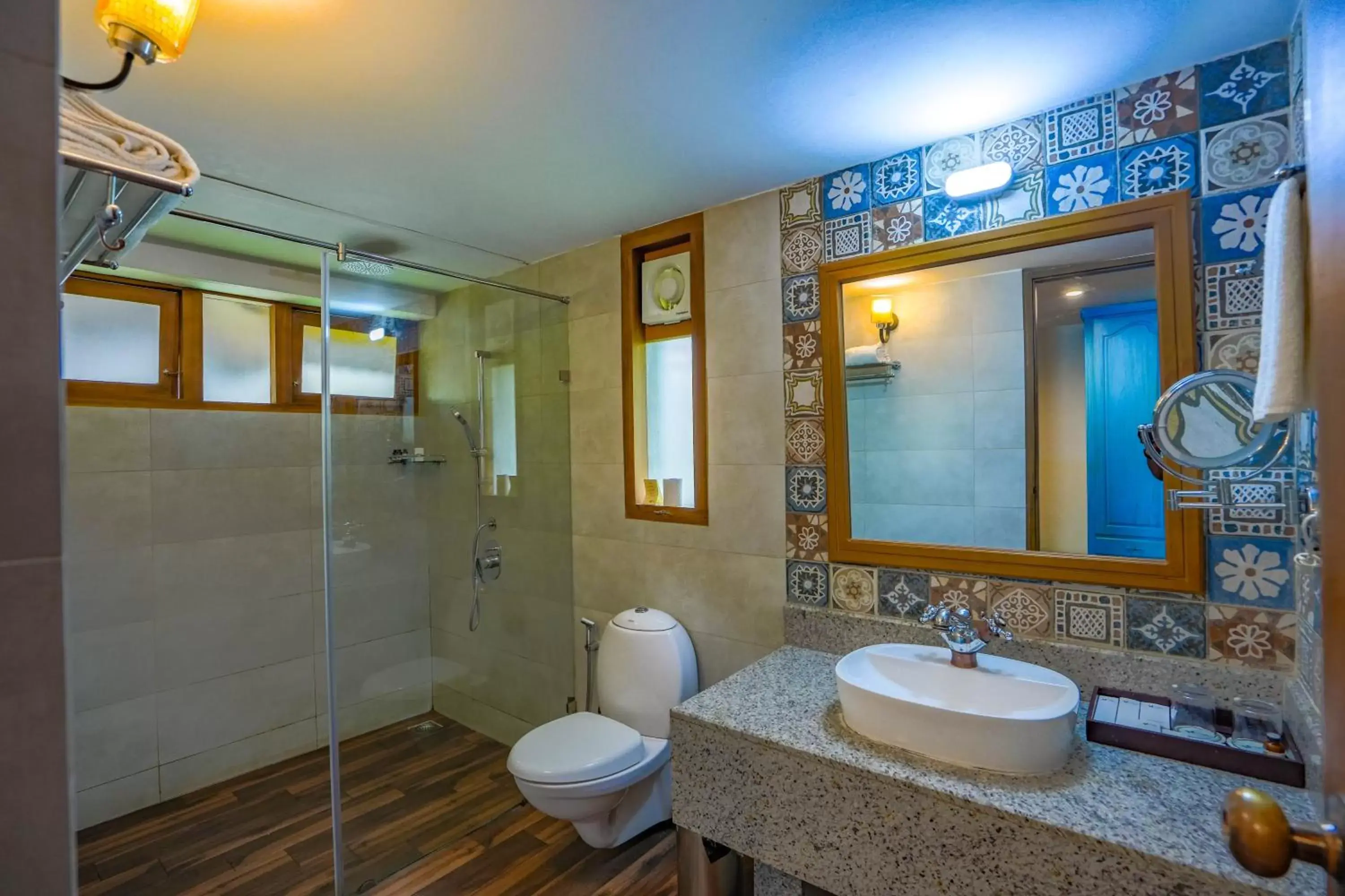 Bathroom in Fragrant Nature Backwater Resort & Ayurveda Spa Kollam