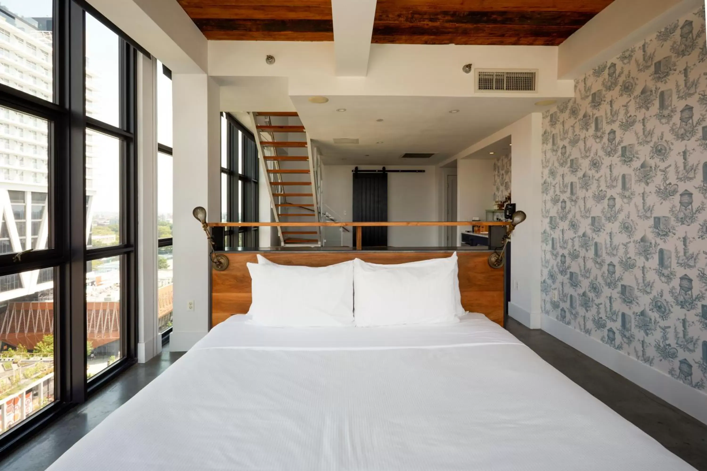 Bed in Wythe Hotel