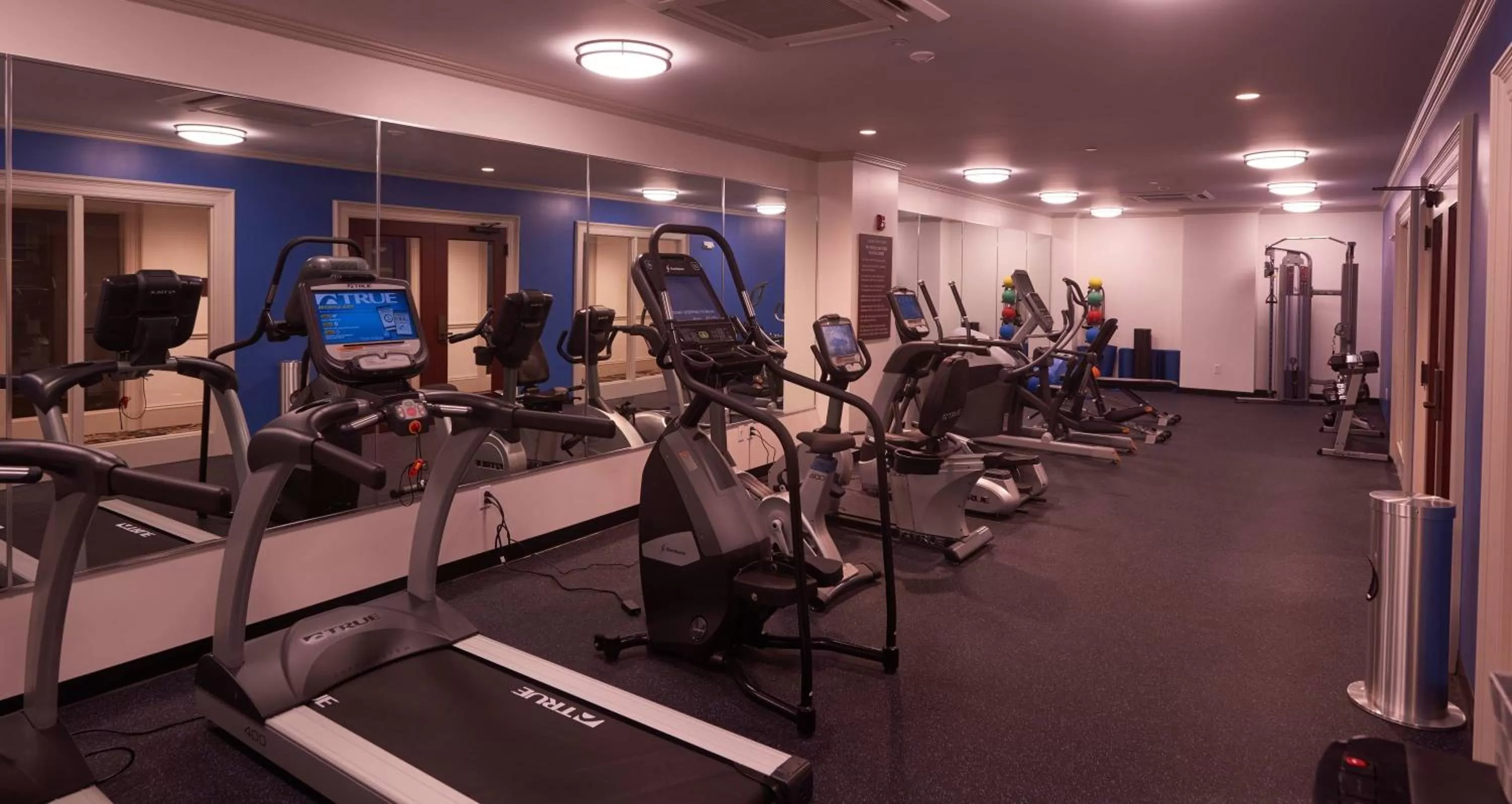 Fitness centre/facilities in The Groton Inn