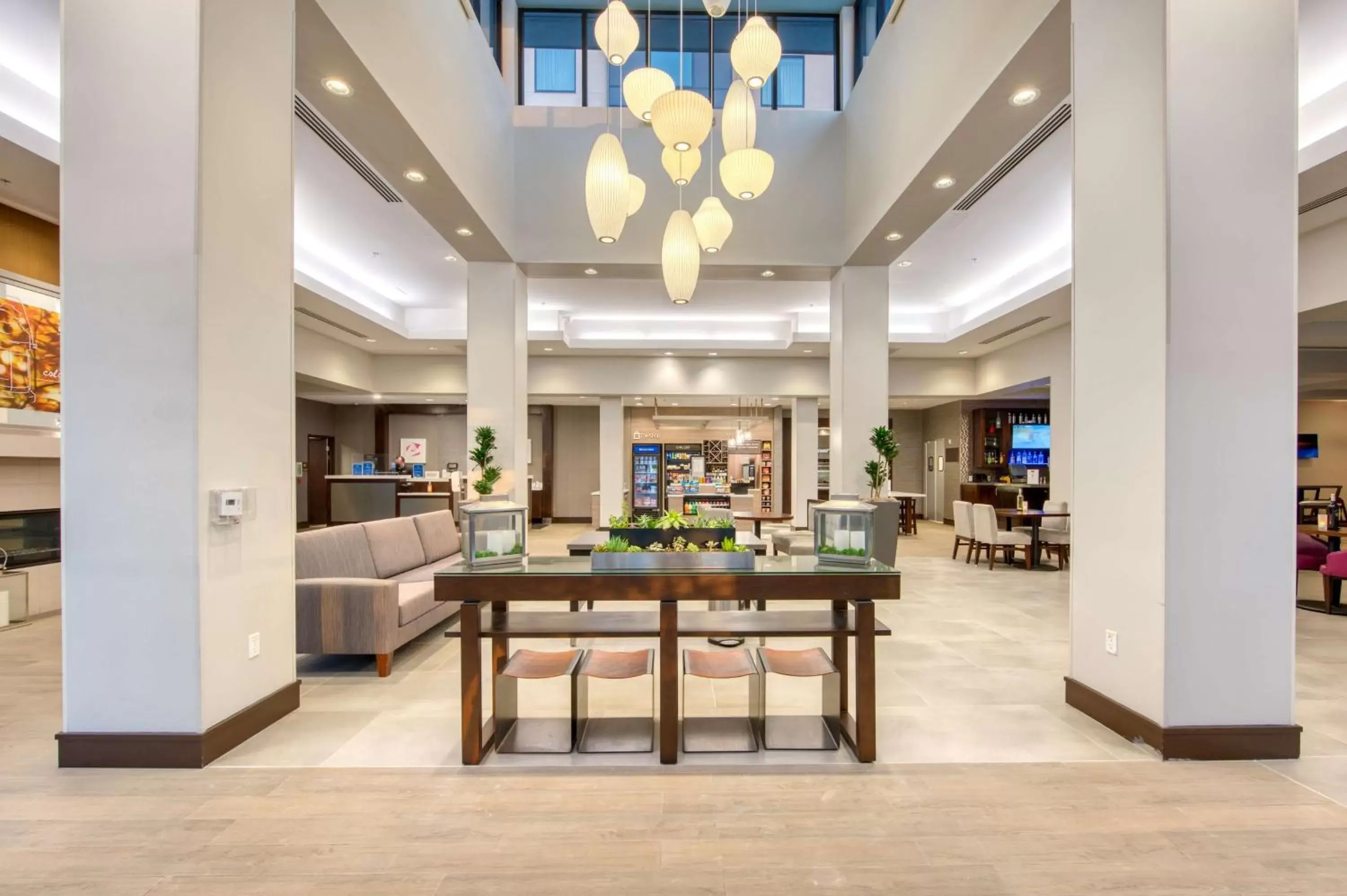 Lobby or reception in Hilton Garden Inn Irvine/Orange County Airport