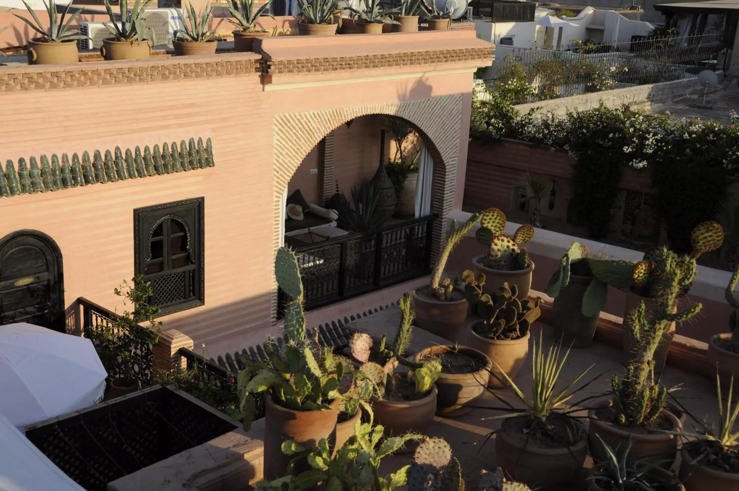 Bird's eye view, Restaurant/Places to Eat in Riad Les Trois Palmiers El Bacha