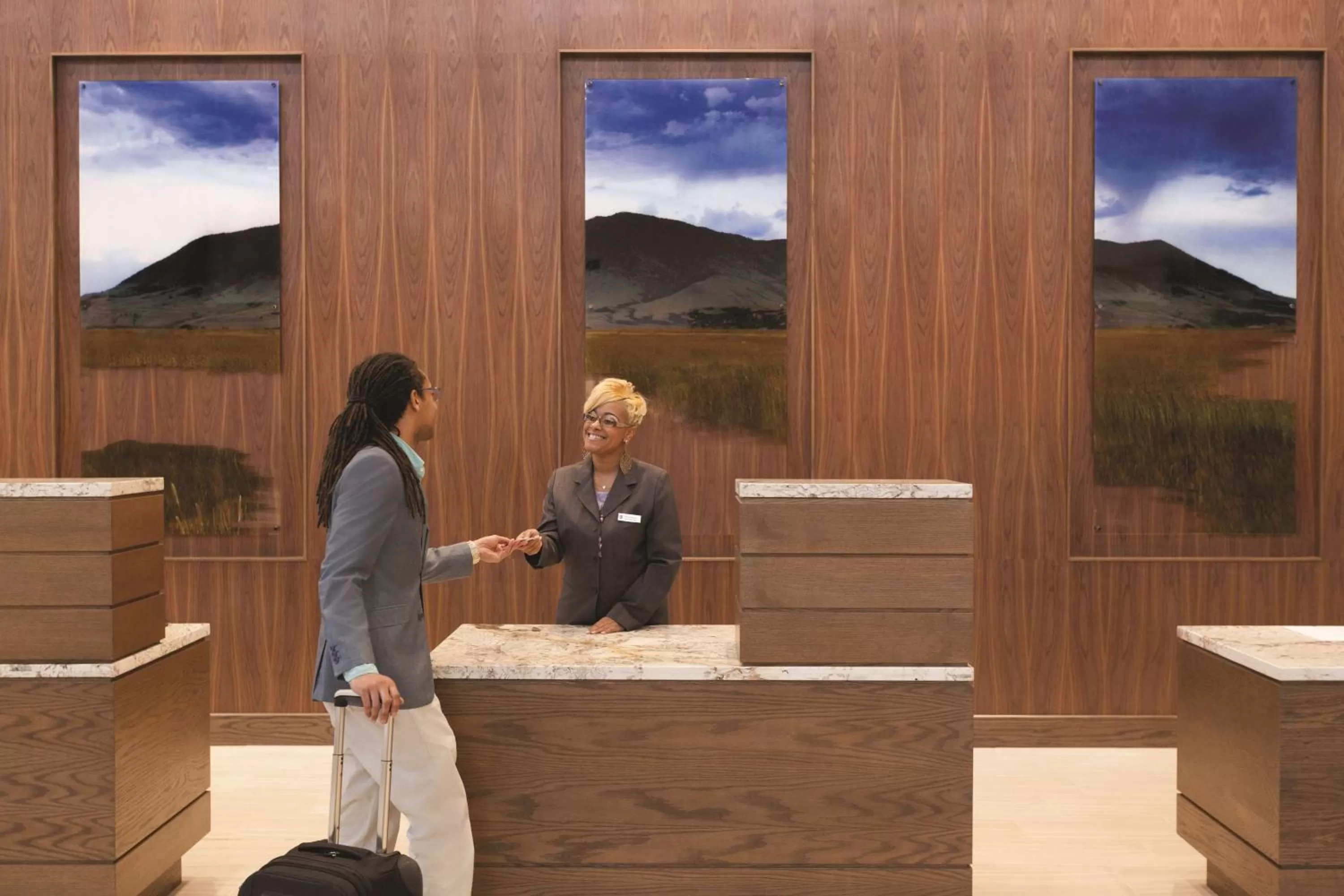 Lobby or reception in Embassy Suites Oklahoma City Downtown/Medical Center